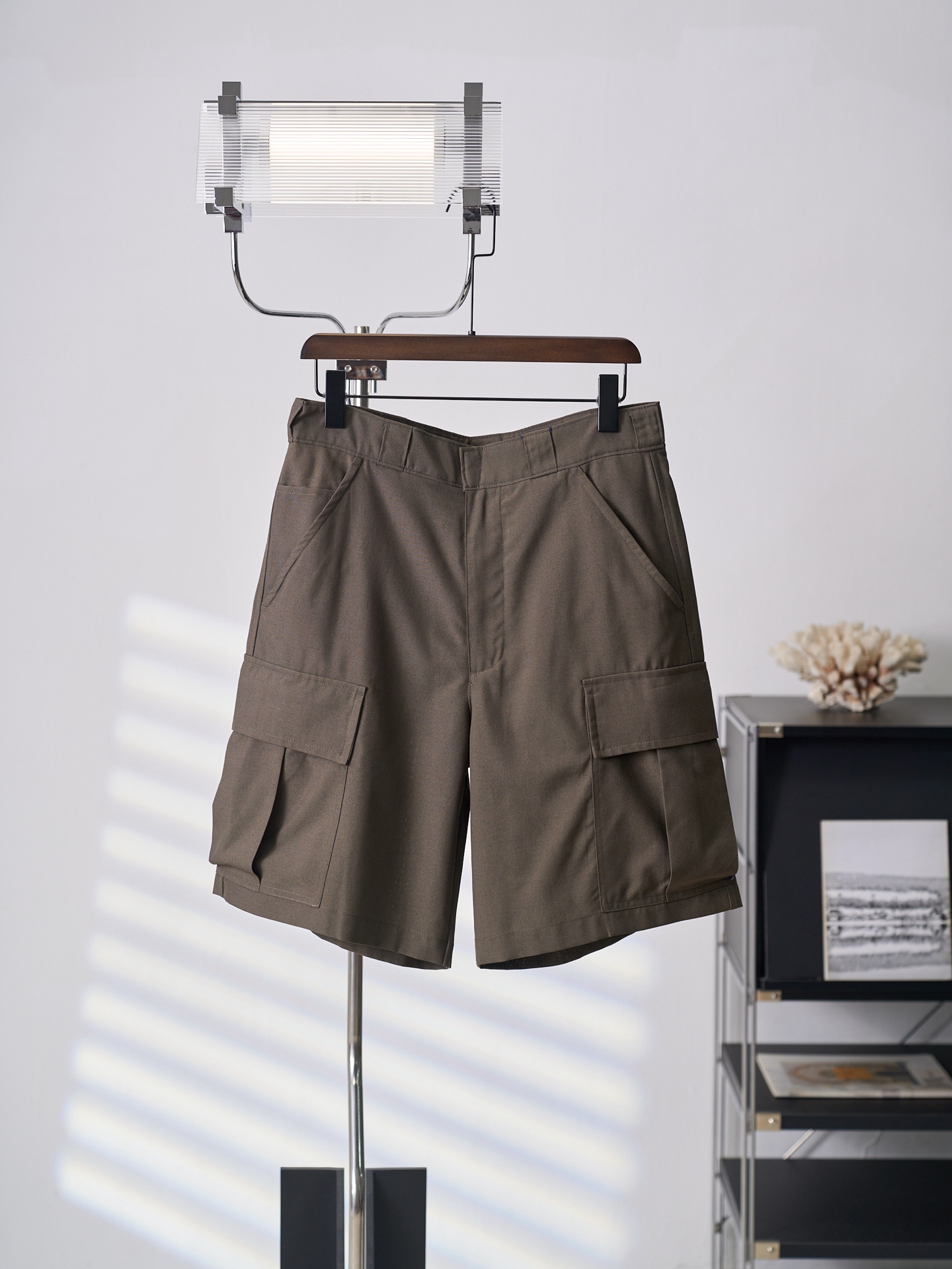 @ 320 [subasta real] Bermudas mezcladas con parche del logo de PRADA/Prada [listo en stock] XS S M L Tela: tela mezclad…