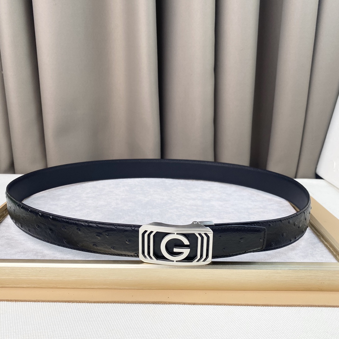 Original 🎩🎩 men's Gucci 🐂, soft and delicate, versatile and elegant, width 3.5CM, adjustable style, synchronized wit…