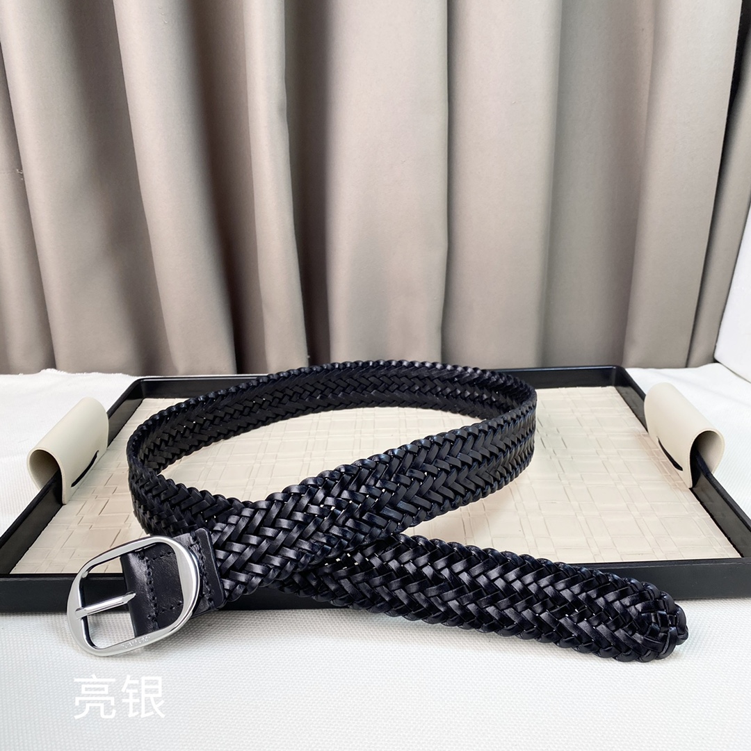 男士TF汤尼.福特牛皮柔软细腻百搭大方宽3.8CM官网同步纯铜五金商务休闲！