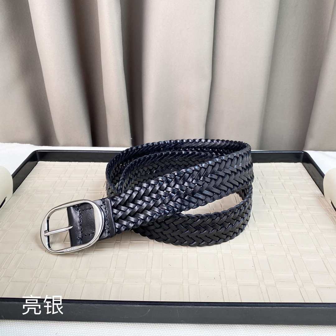 男士TF汤尼.福特牛皮柔软细腻百搭大方宽3.8CM官网同步纯铜五金商务休闲！