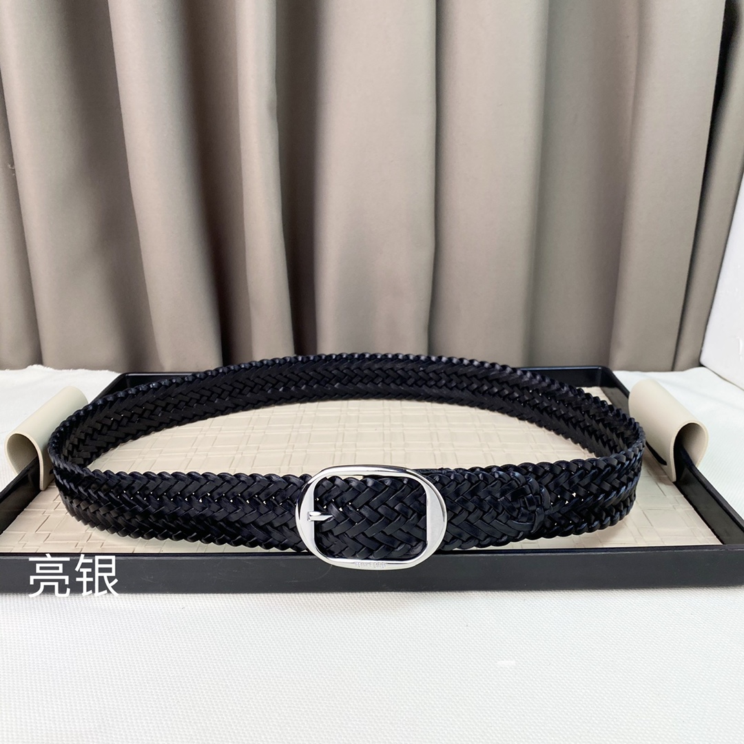 男士TF汤尼.福特牛皮柔软细腻百搭大方宽3.8CM官网同步纯铜五金商务休闲！