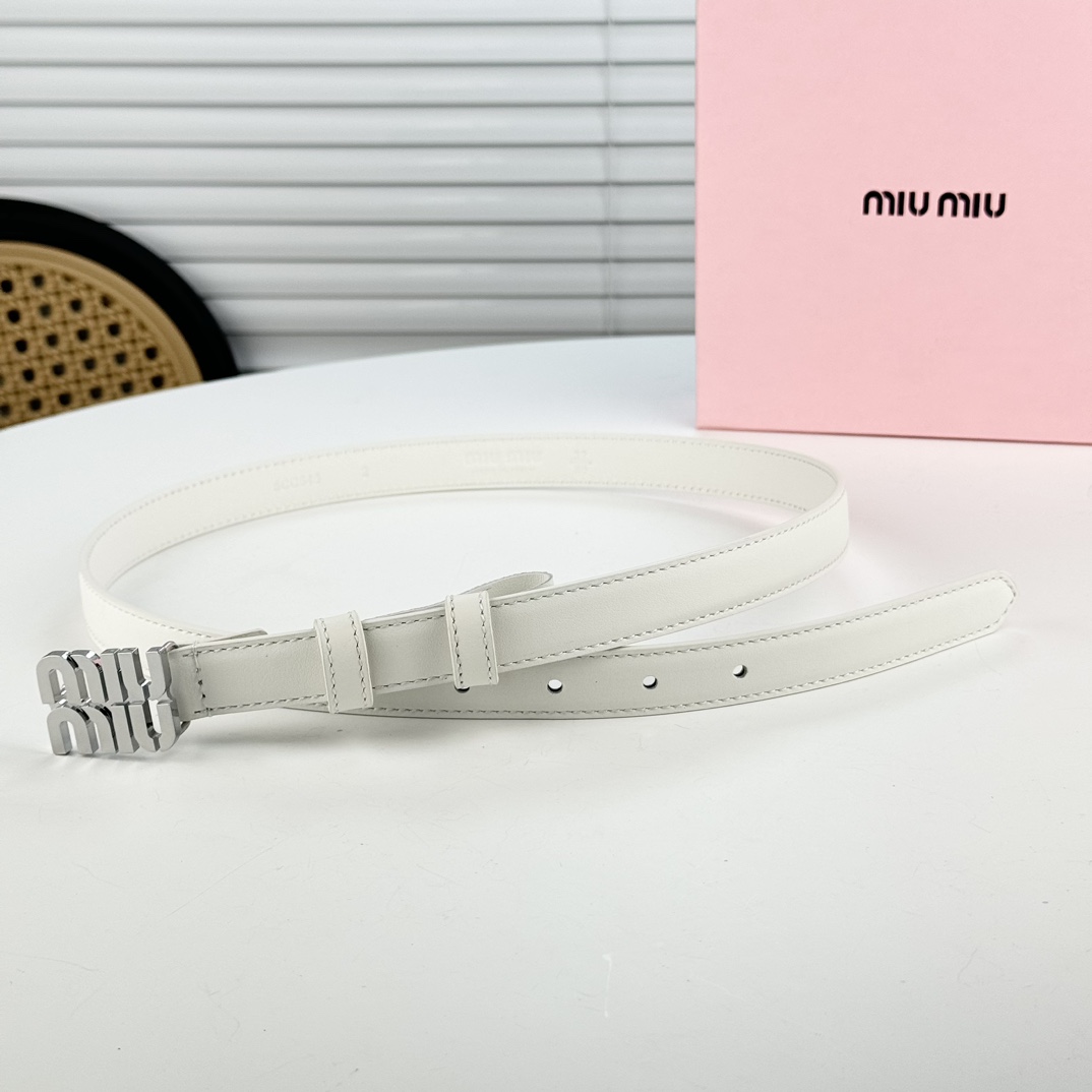 MIUMIU小腰带2cm裙装裤装搭配起来！精致优雅不撞款！