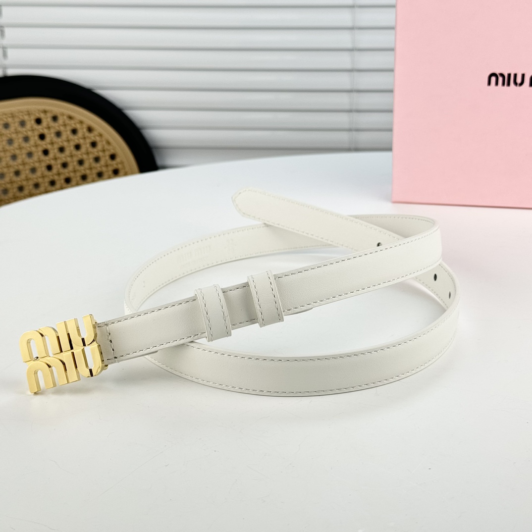 MIUMIU小腰带2cm裙装裤装搭配起来！精致优雅不撞款！