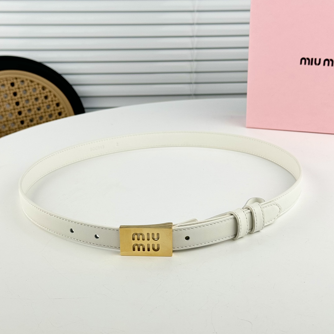 MIUMIU小腰带2cm裙装裤装搭配起来！精致优雅不撞款！