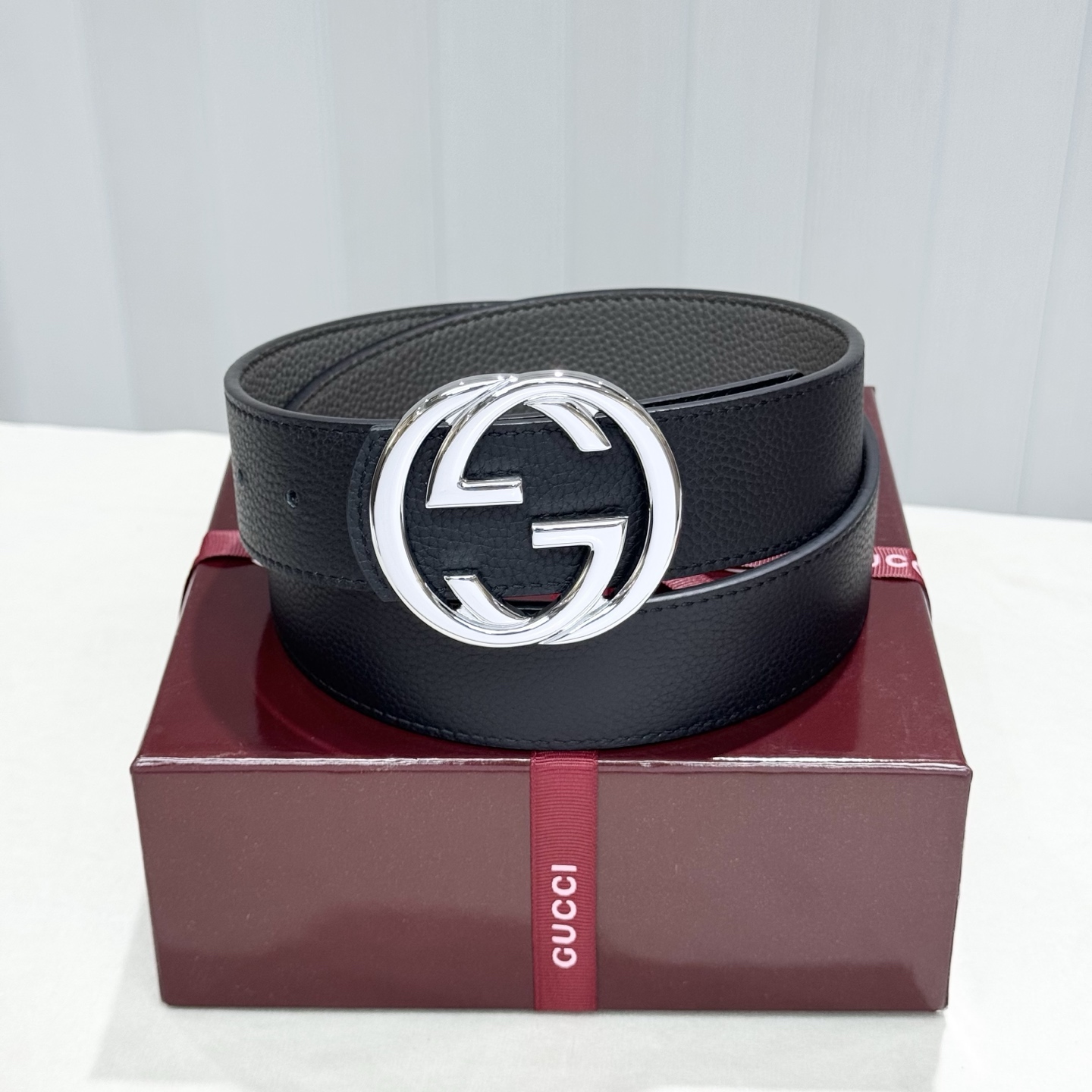 。 G家。商务休闲、正装均可佩戴！3.8cm 最新款扣头，抛光扣头、时尚百搭双面均可佩戴