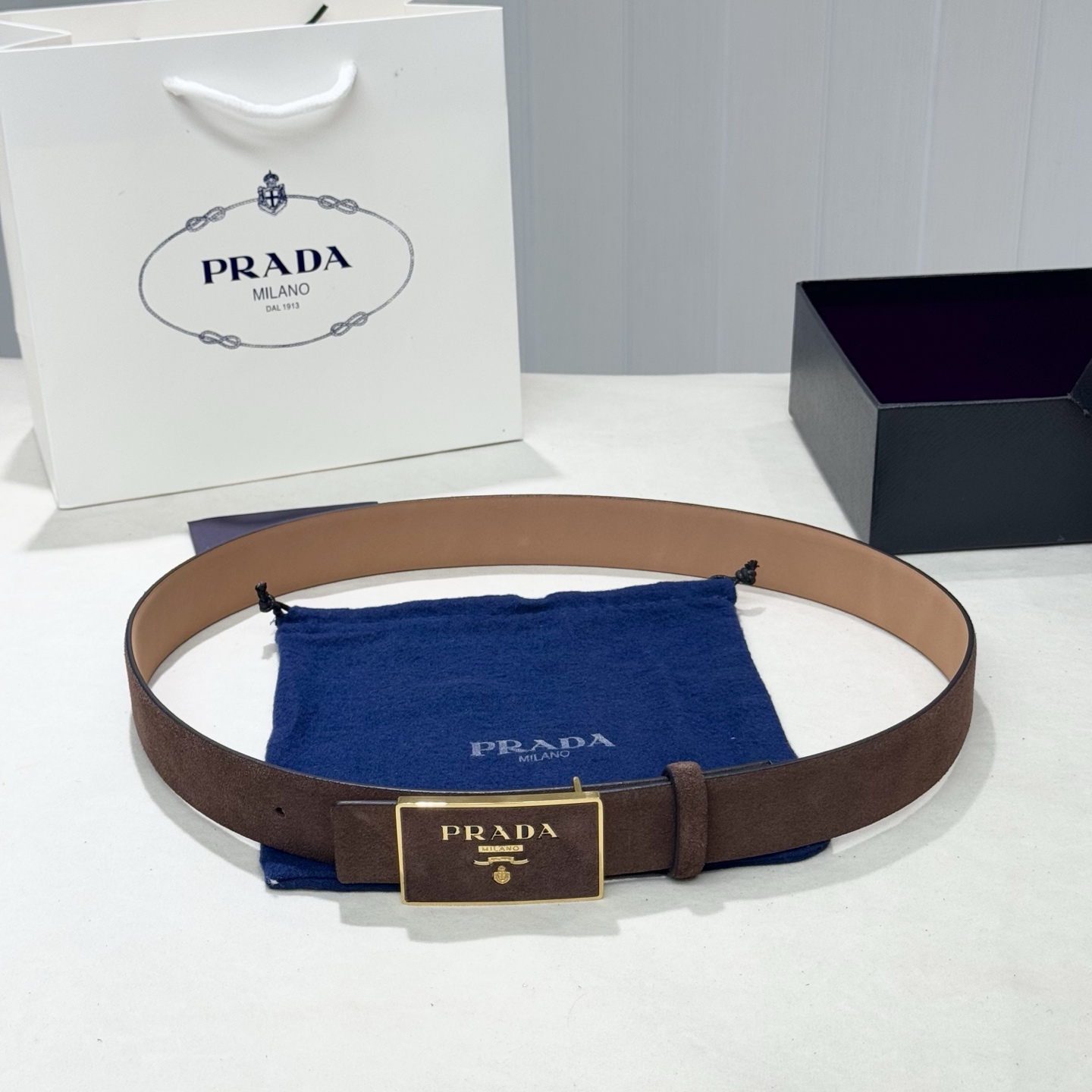 Prada Style Leather Men's Belts Lookbook Reference image 1