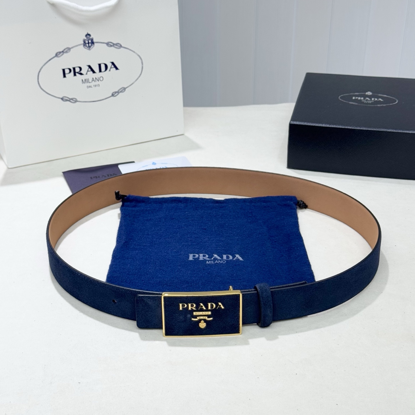 Prada Style Leather Men's Belts Lookbook Reference image 1