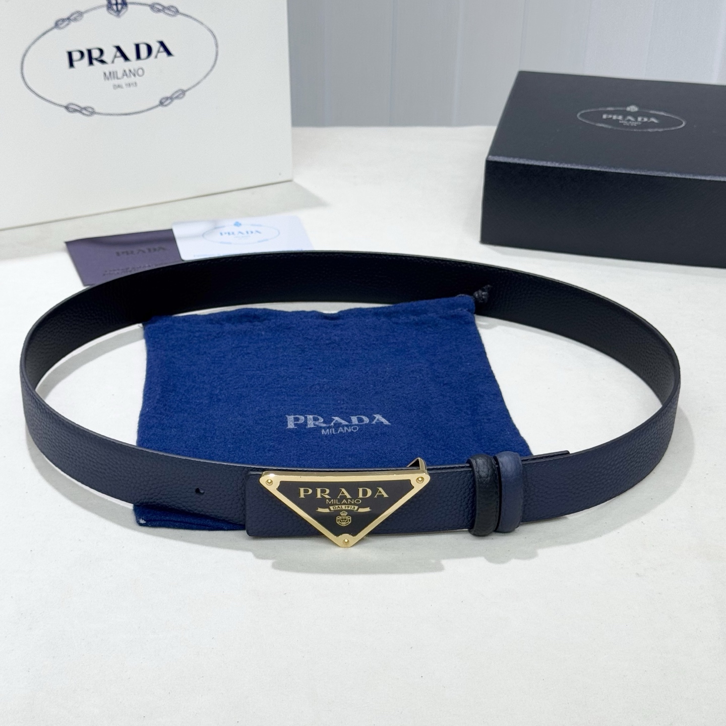 Prada Style Leather Men's Belts Lookbook Reference image 1