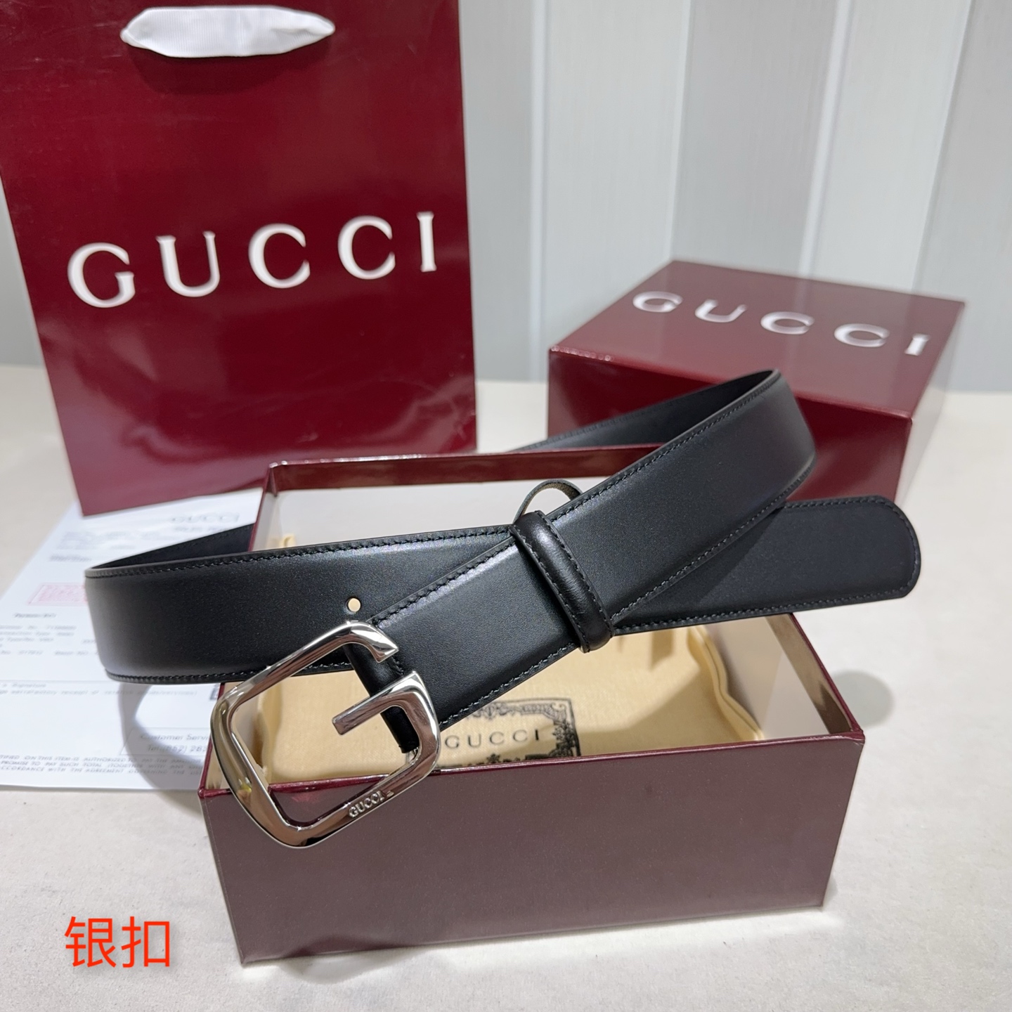 GUCCI(古奇) 采用头层牛皮 黑色亮金 亮银 亮枪 扣头-Chinese UA Cheap High Quatity Brand Clothes Bags handbags Sneakers wholesale wholesaler seller from China Factory suppliers Fashion Clothing Shoes best Quality Beautiful Price GUCCI(古奇) 采用头层牛皮 黑色亮金 亮银 亮枪 扣头