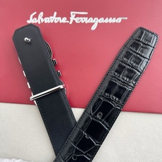 🎐 FERRAGAMO 🎐(菲拉格慕) 采用鳄鱼🐊纹搭配平纹➕精品纯铜扣头打造 柔软细腻,双面可用,时尚休闲易搭配,商务 🎐 FERRAGAMO 🎐(菲拉格慕) 采用鳄鱼🐊纹搭配平纹➕精品纯铜扣头打造 柔软细腻,双面可用,时尚休闲易搭配,商务