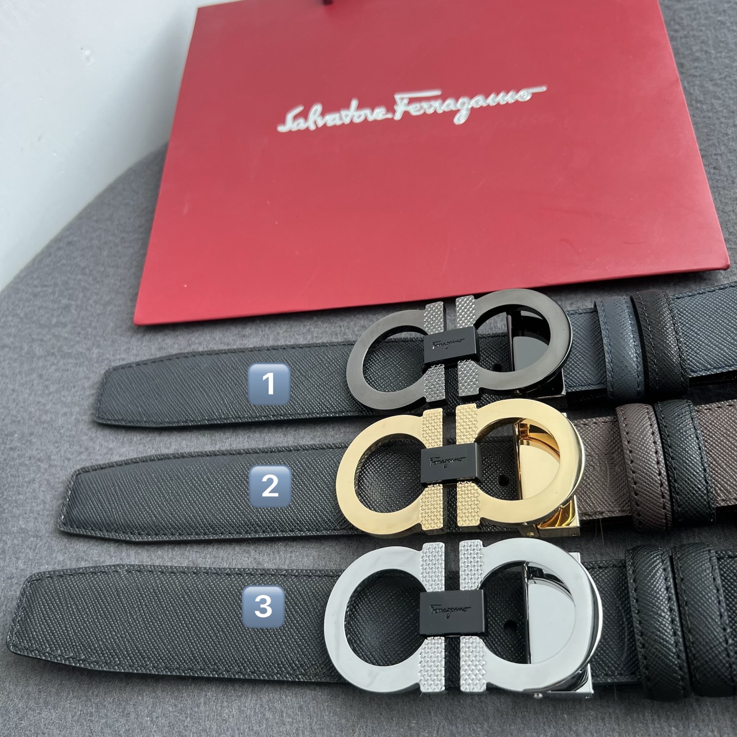 🎐 FERRAGAMO 🎐（菲拉格慕） 采用双面十字纹➕精品纯铜扣头打造 柔软细腻，双面可用，时尚休闲易搭配，商务百搭大