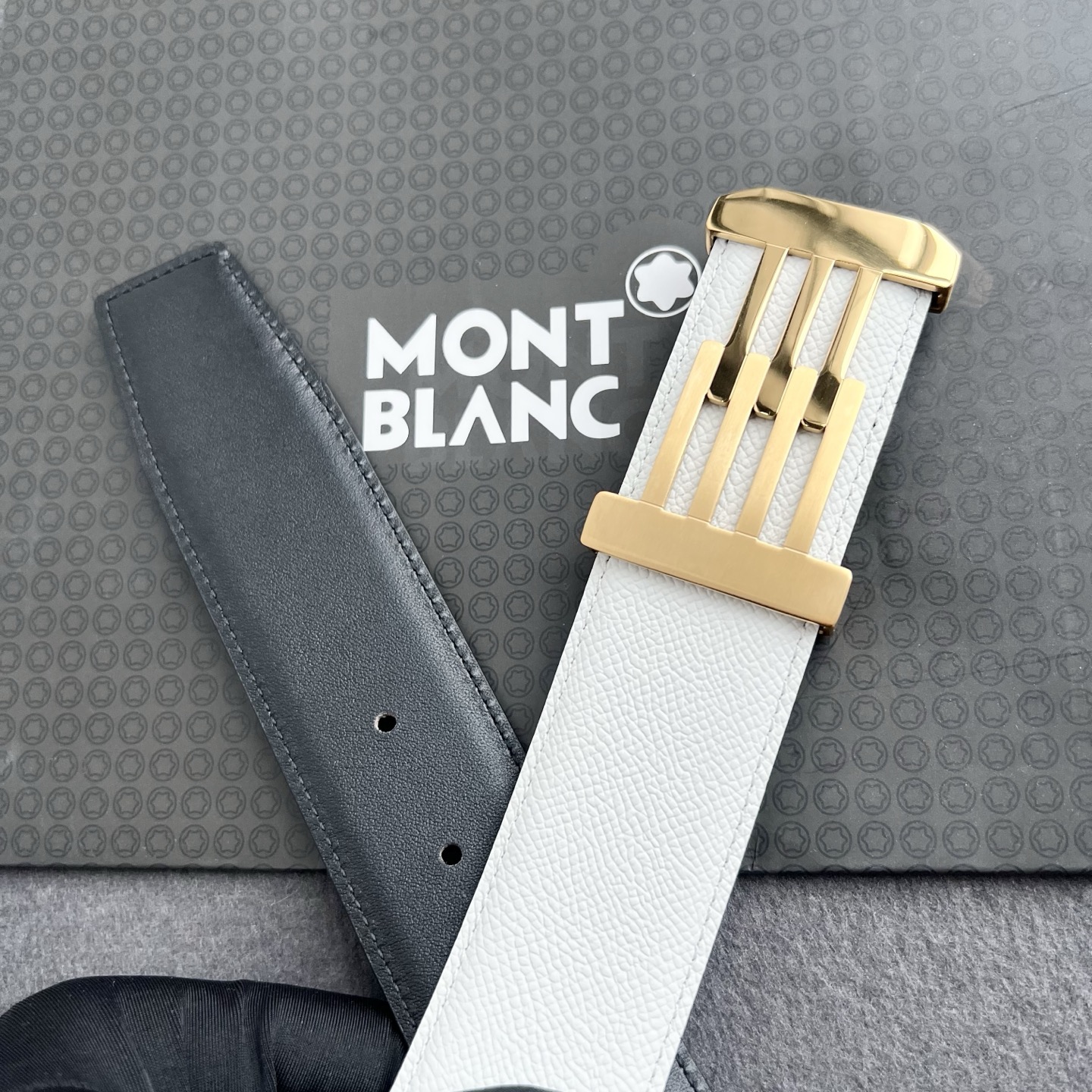 🎐 Montblanc 🎐（万宝龙） 手掌纹 ➕360不锈钢精品扣头打造 柔软细腻，休闲商务，百搭大方，商务休闲！ 尺寸
