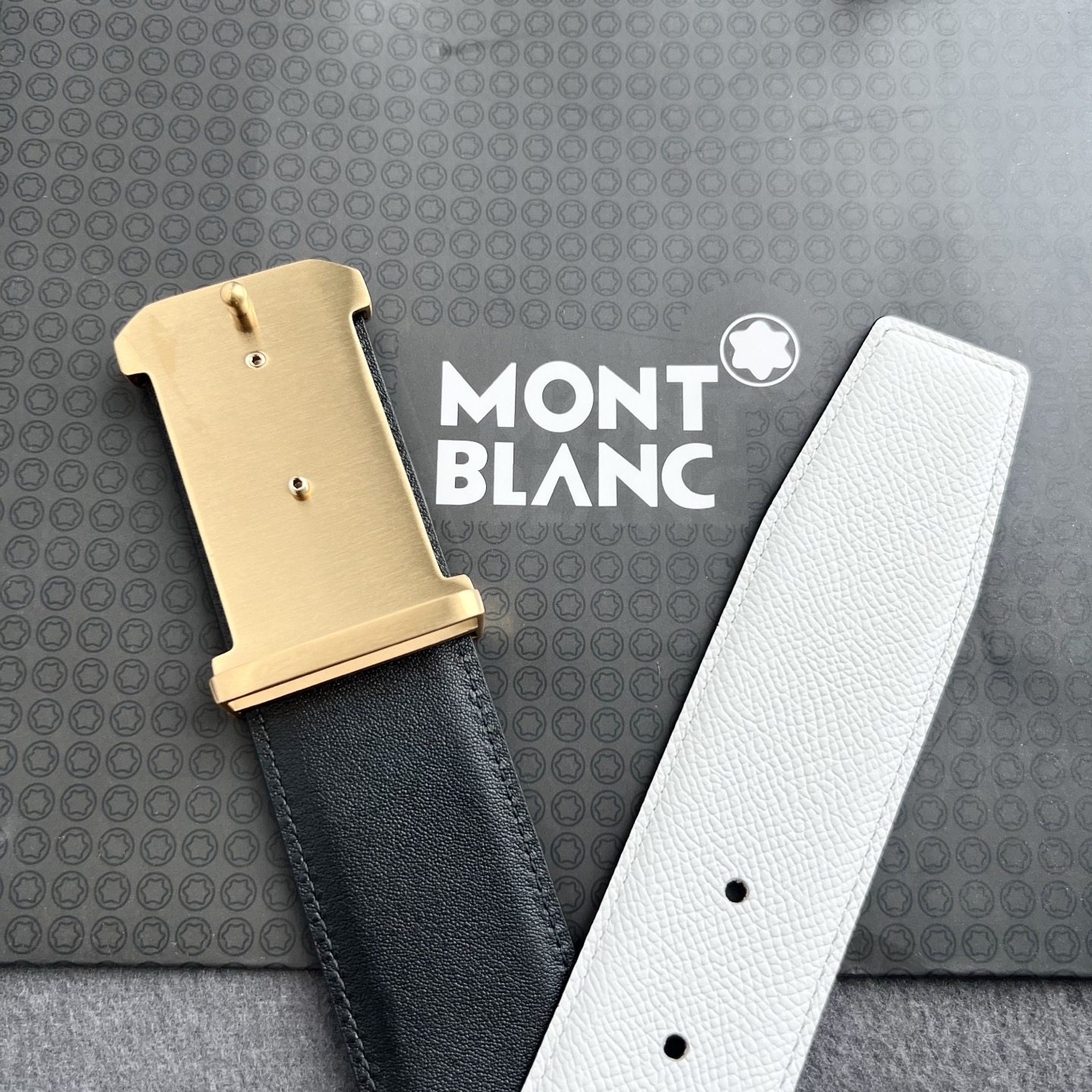 🎐 Montblanc 🎐（万宝龙） 手掌纹 ➕360不锈钢精品扣头打造 柔软细腻，休闲商务，百搭大方，商务休闲！ 尺寸