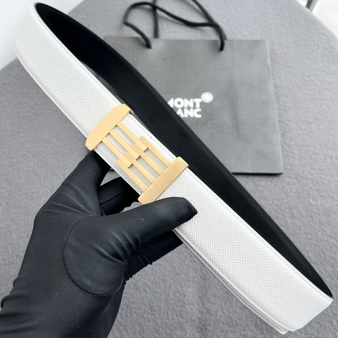 🎐 Montblanc 🎐（万宝龙） 手掌纹 ➕360不锈钢精品扣头打造 柔软细腻，休闲商务，百搭大方，商务休闲！ 尺寸