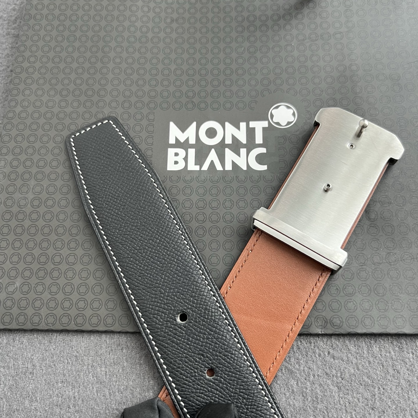 🎐 Montblanc 🎐（万宝龙） 手掌纹 ➕360不锈钢精品扣头打造 柔软细腻，休闲商务，百搭大方，商务休闲！ 尺寸
