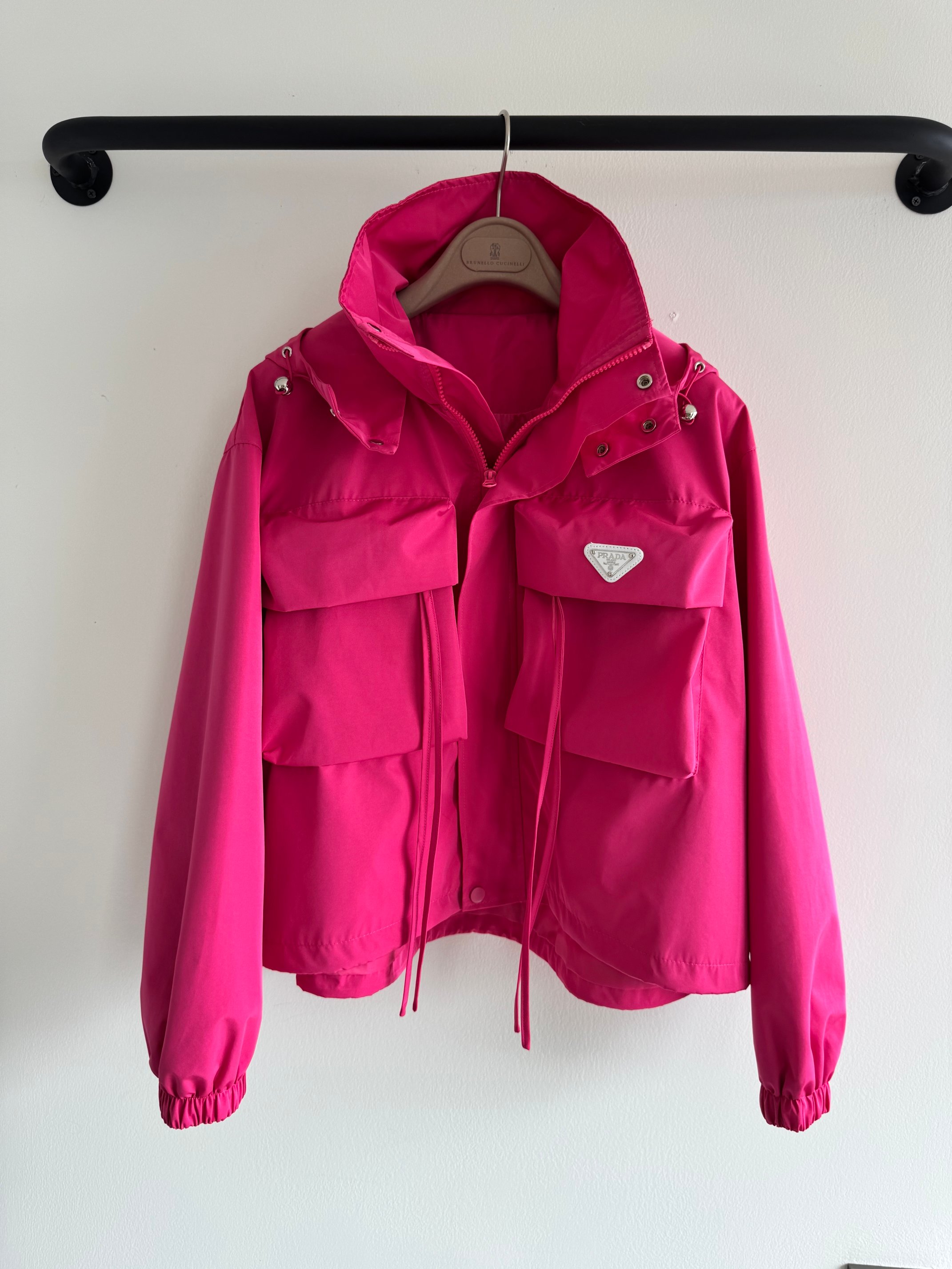 Dragon Fruit Pink Windbreaker Jacket - Stylish, Eye-Catching, and Functional 4 a1739778612872 5182