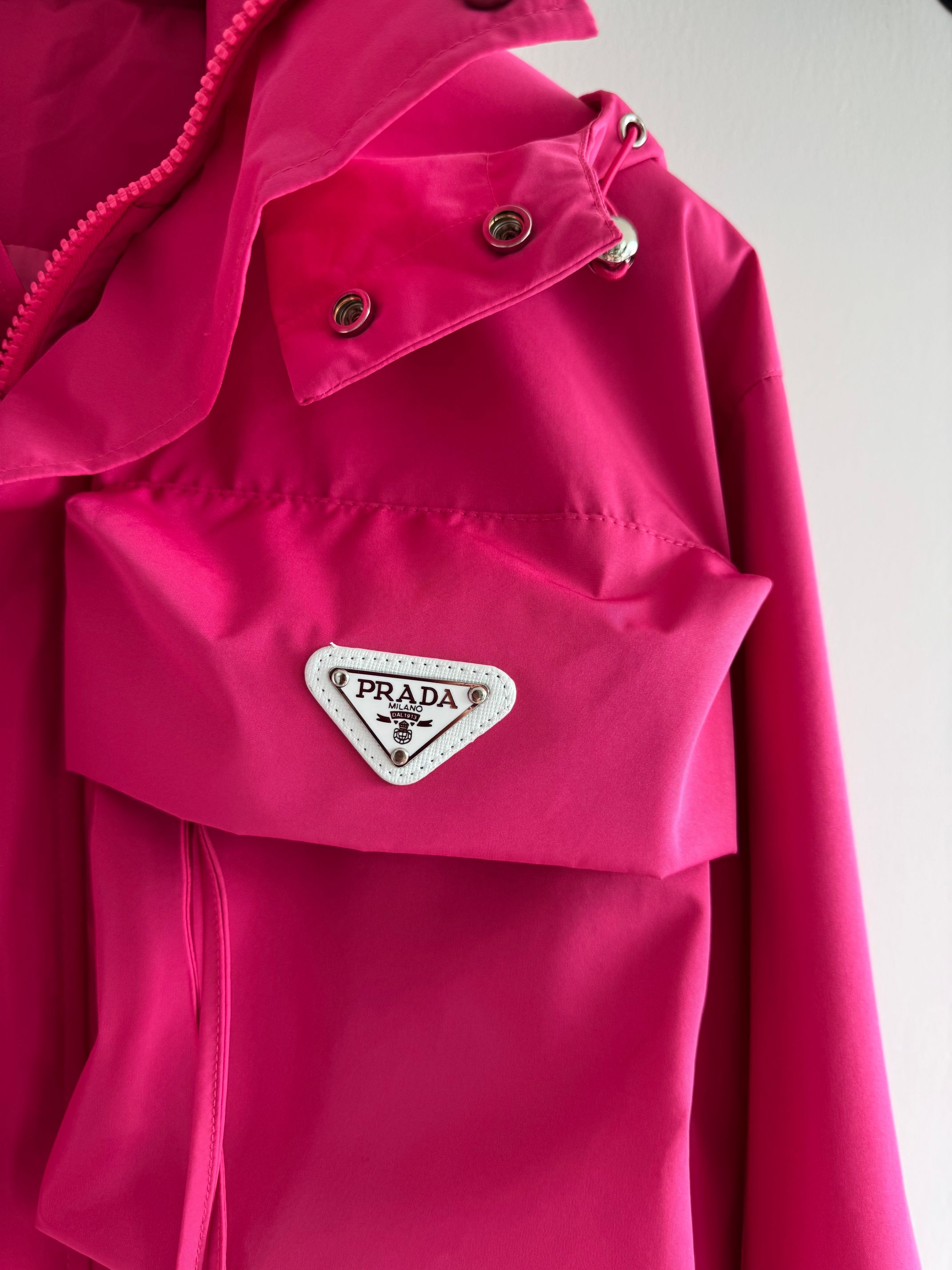 Dragon Fruit Pink Windbreaker Jacket - Stylish, Eye-Catching, and Functional 6 a1739778613300 1365