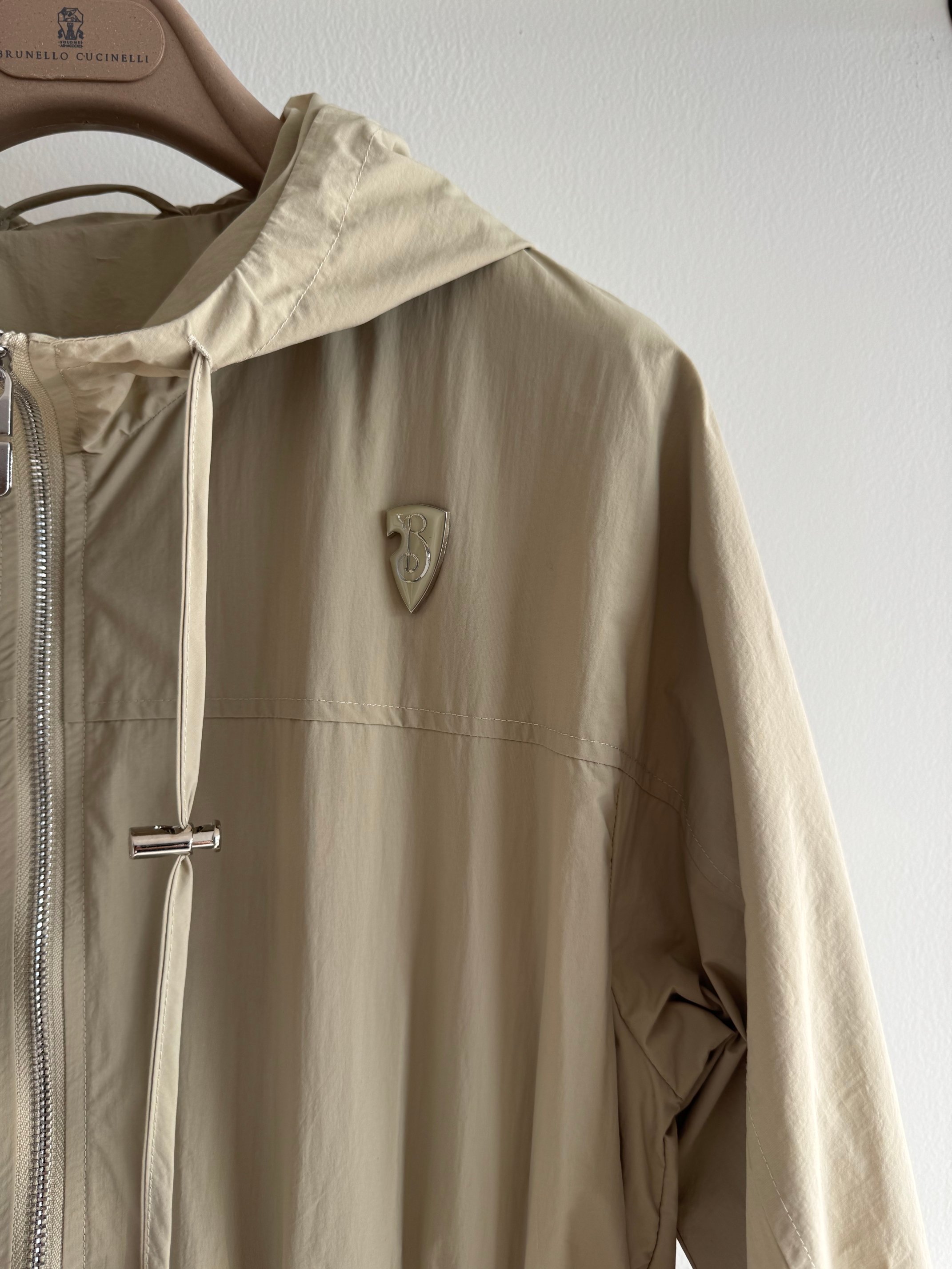 Drawstring Waist Jacket & Nylon Shorts Set - Lightweight, Breathable, & Chic 6 a1739866149904 0336