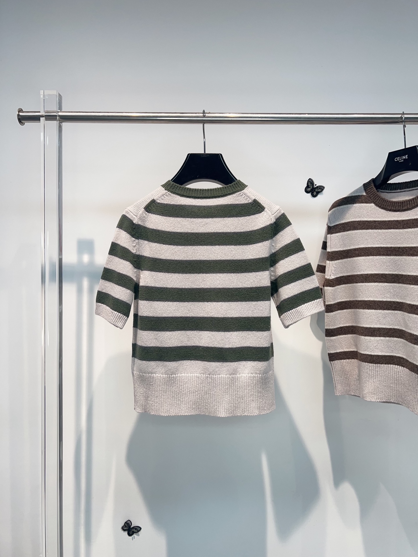 Striped Knit Cardigan & Tee Set - Loro Piana Inspired Fall Collection 5 a1754807873205 7843