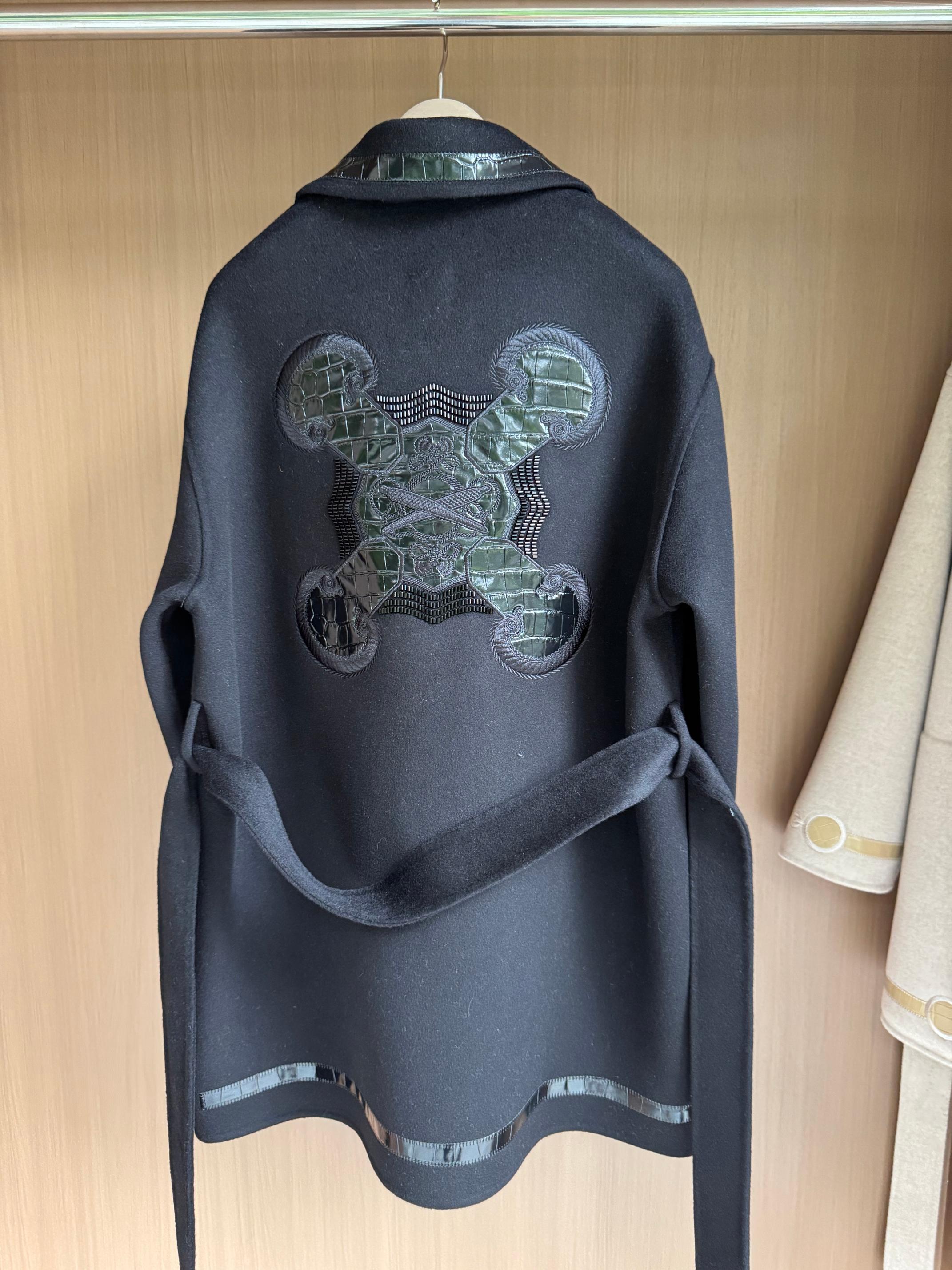 Handmade Embroidered Short Cashmere Coat - Luxurious & Exquisite HMS-2025 8 a1756627426847 2777