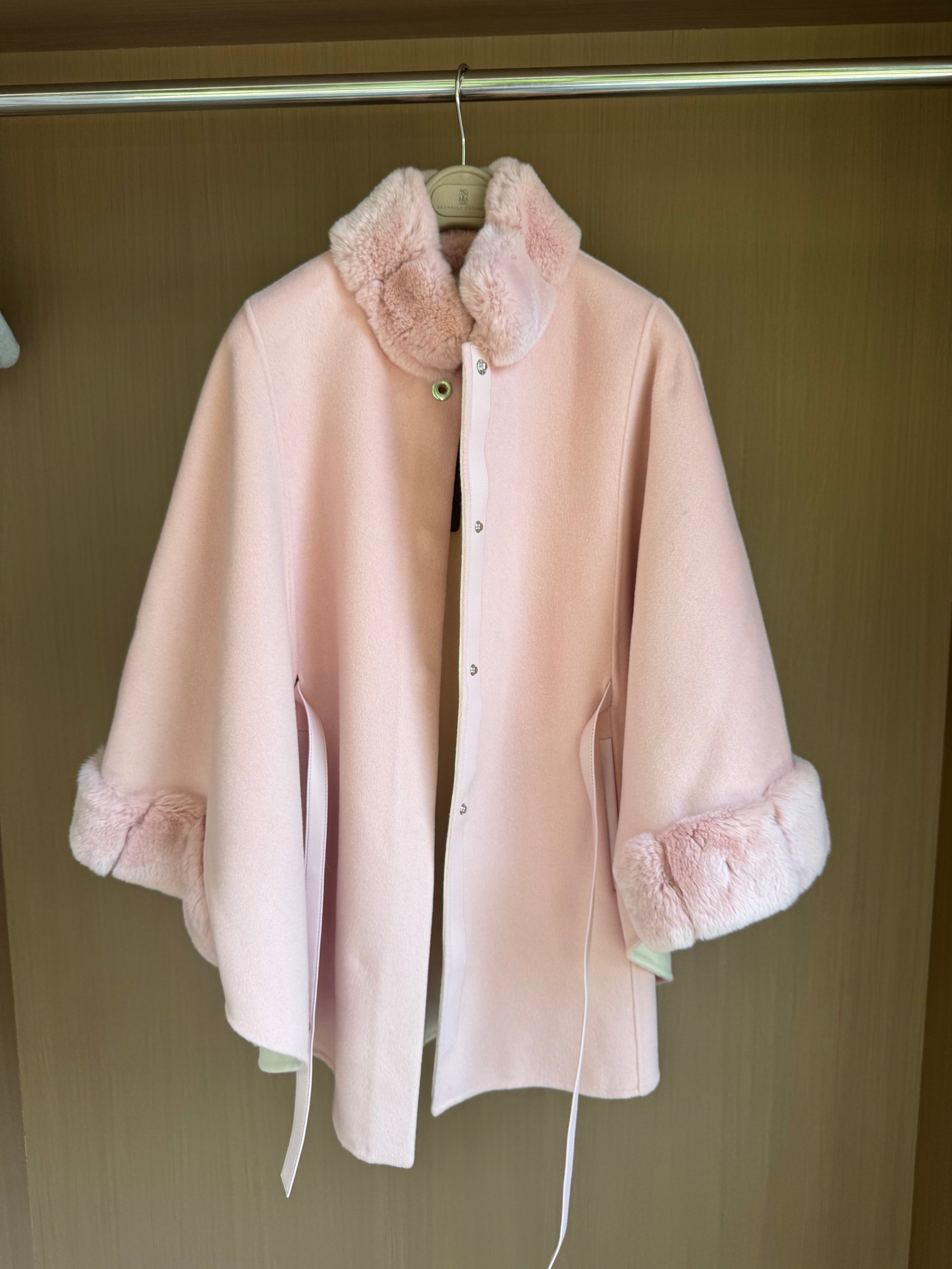 Elegant Wool Blend Cape Coat with Genuine Leather Belt - 9 Stylish Colors 3 a1757141381337 8128
