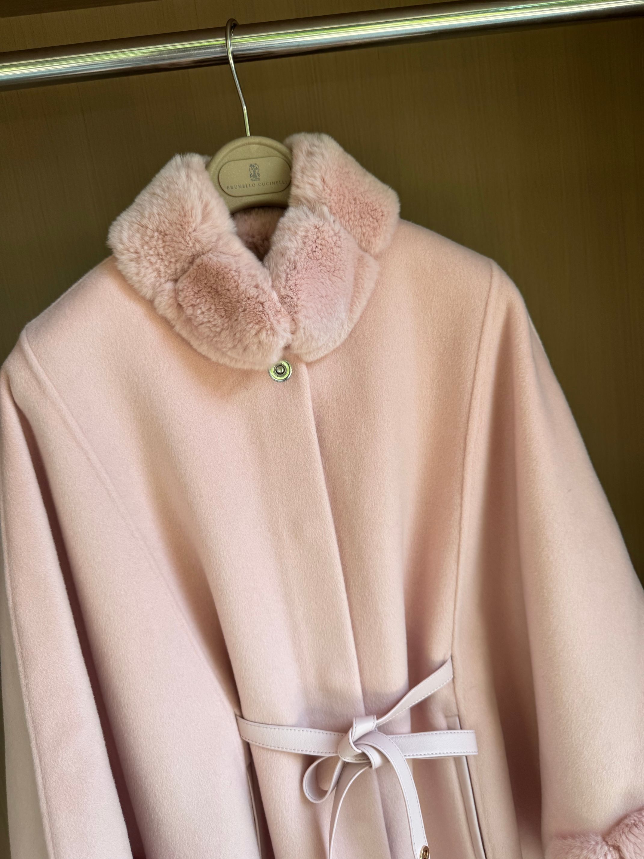Elegant Wool Blend Cape Coat with Genuine Leather Belt - 9 Stylish Colors 5 a1757141381639 8453