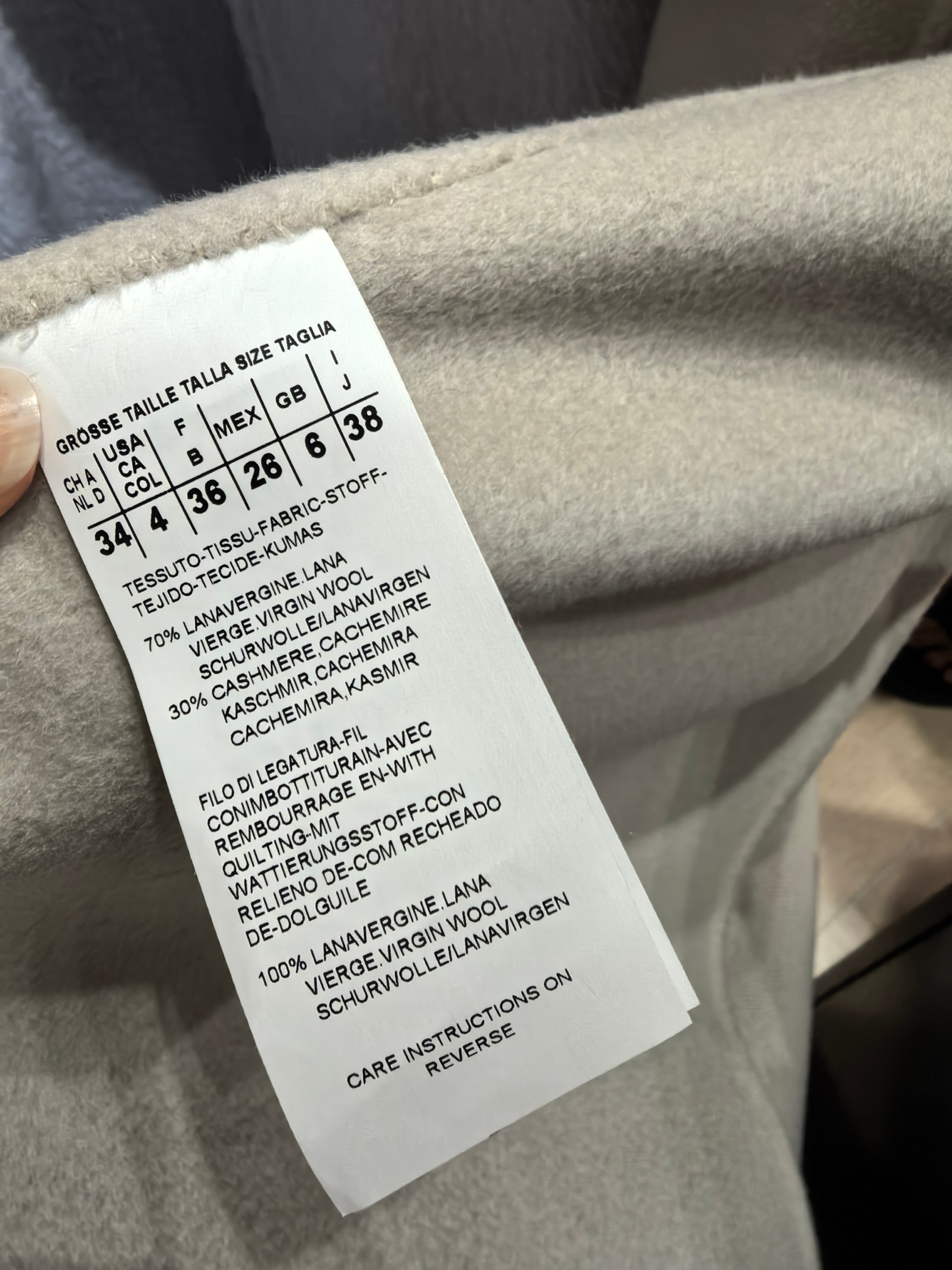 Elegant Wool-Cashmere Blend Cape Collar Coat - Versatile & Luxurious 10 a1757146947385 6131