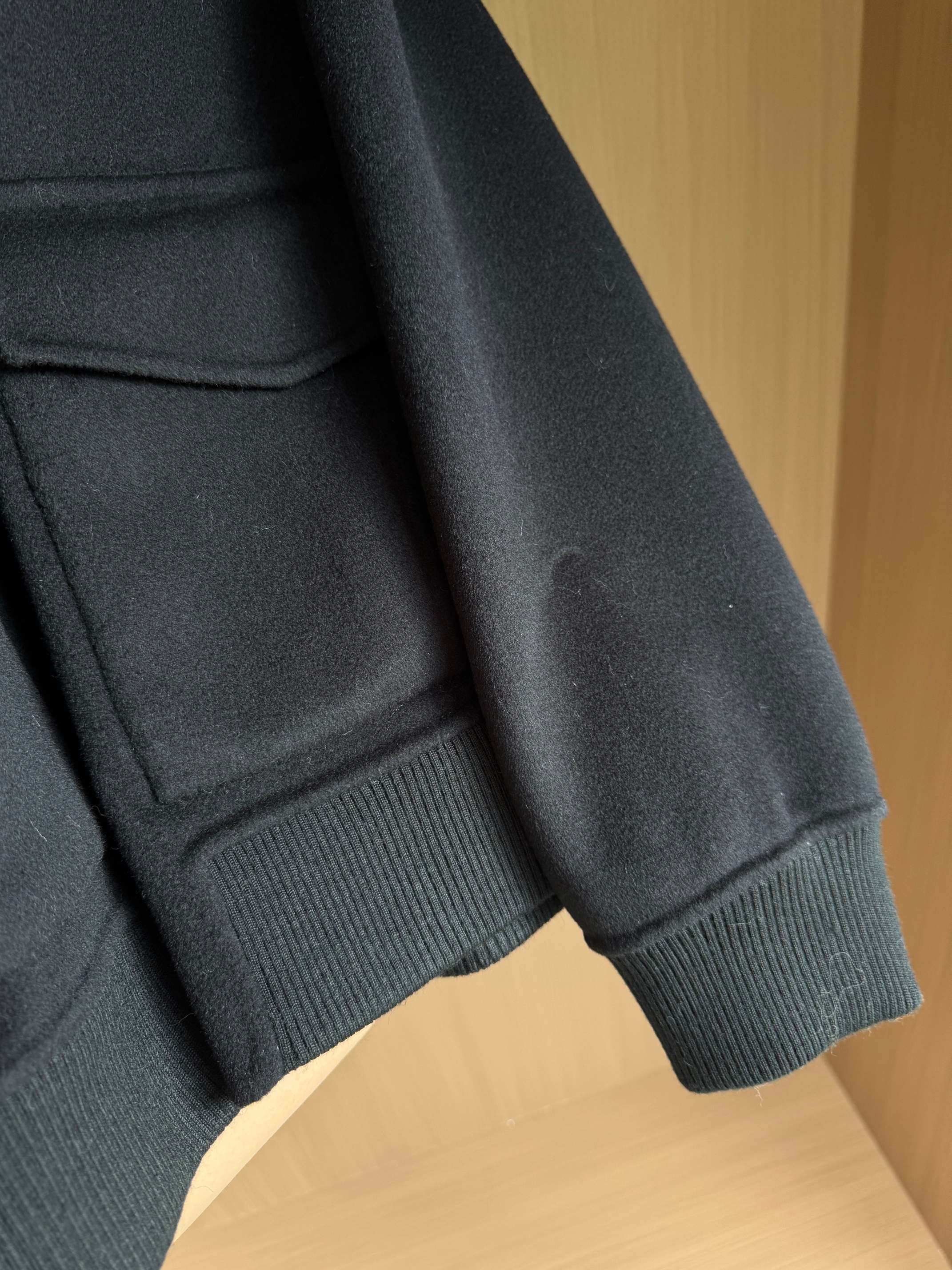 Pure Cashmere Short Coat with Fur Collar 8 a1758876067098 8842