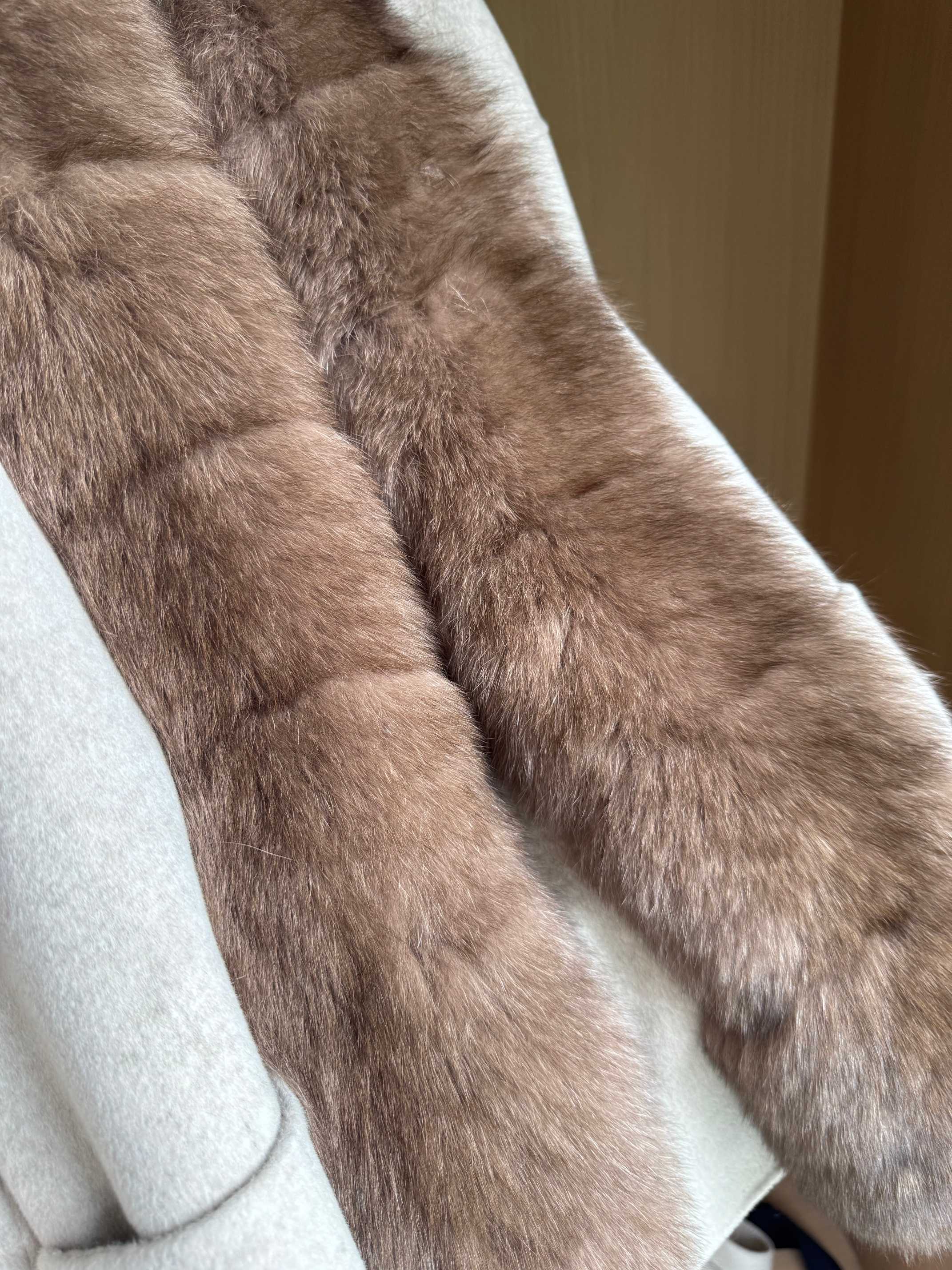 Elegant Cashmere Wool Coat with Fur Collar, Italian Style, Oversized Fit 5 a1759042438055 8202