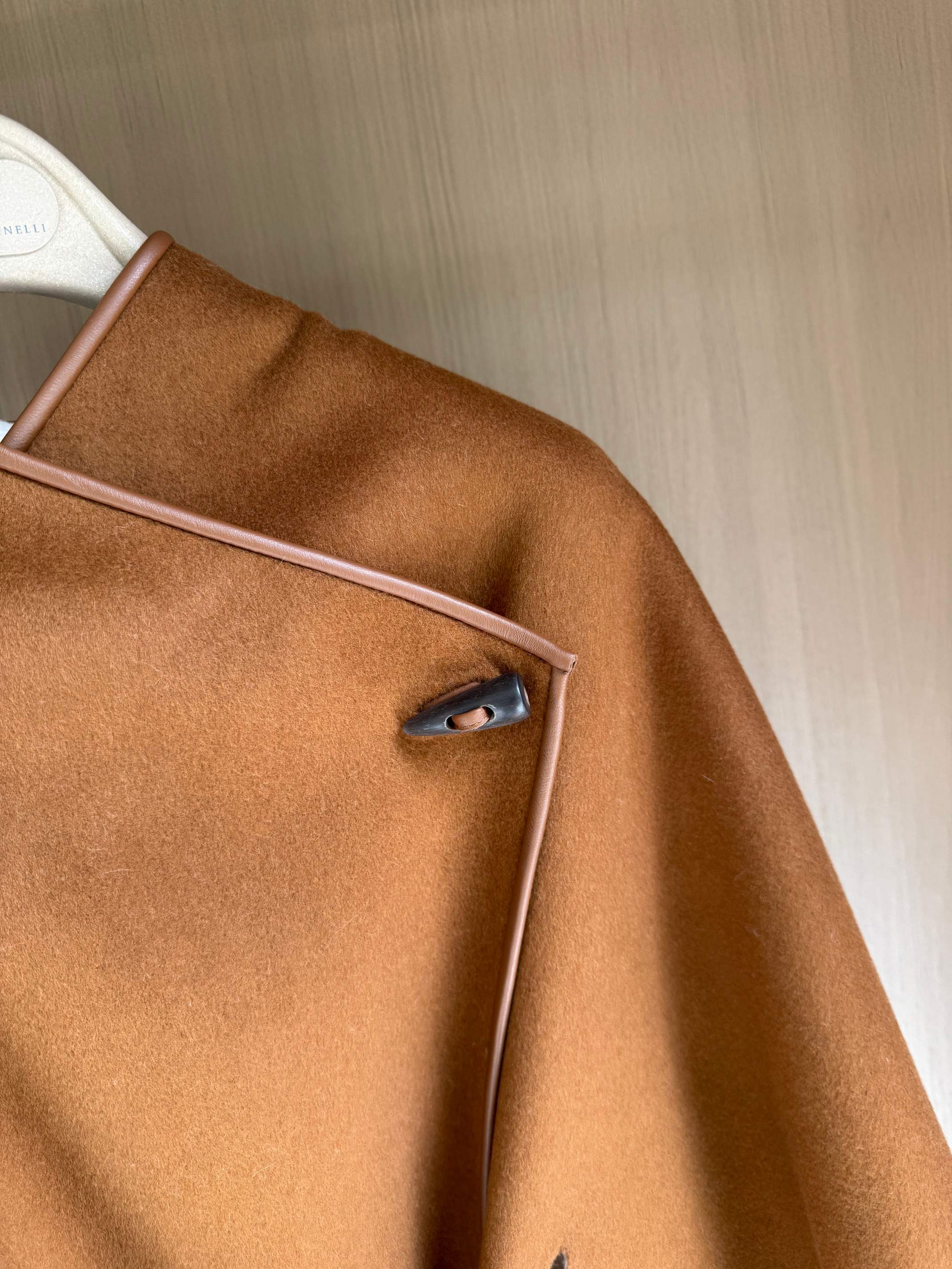 Elegant Wool Blend Cape Coat - Luxurious & Versatile, One Size Fits All 6 a1763971163396 8734