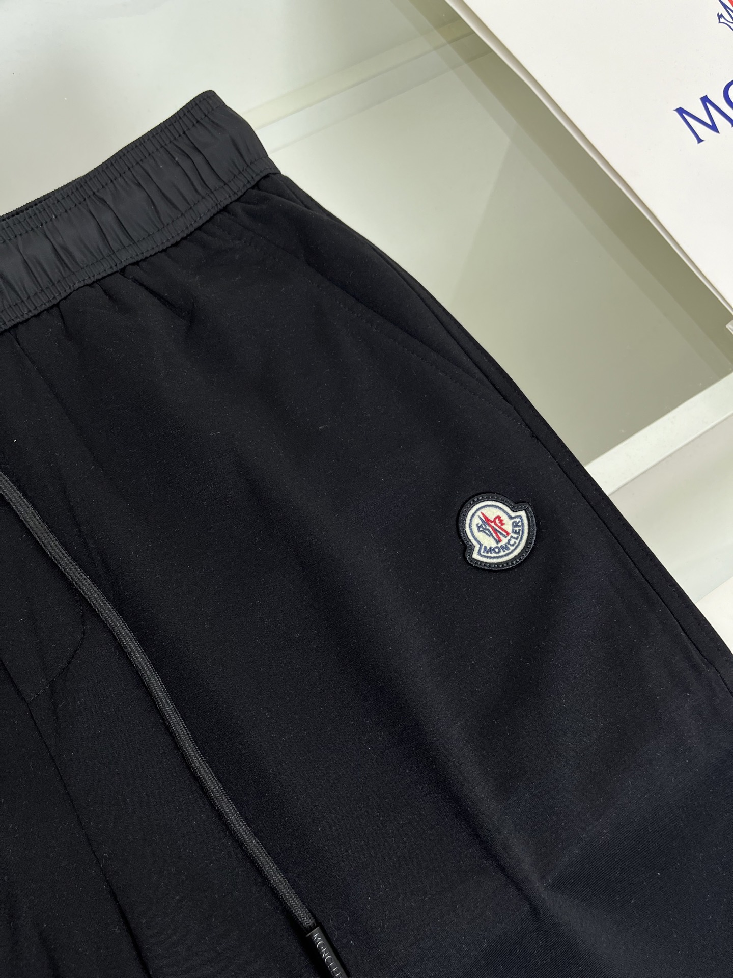 High-quality 公司订单蒙**口MON**ER2026春夏 全品相订单 莫代尔棉松紧腰直脚休闲