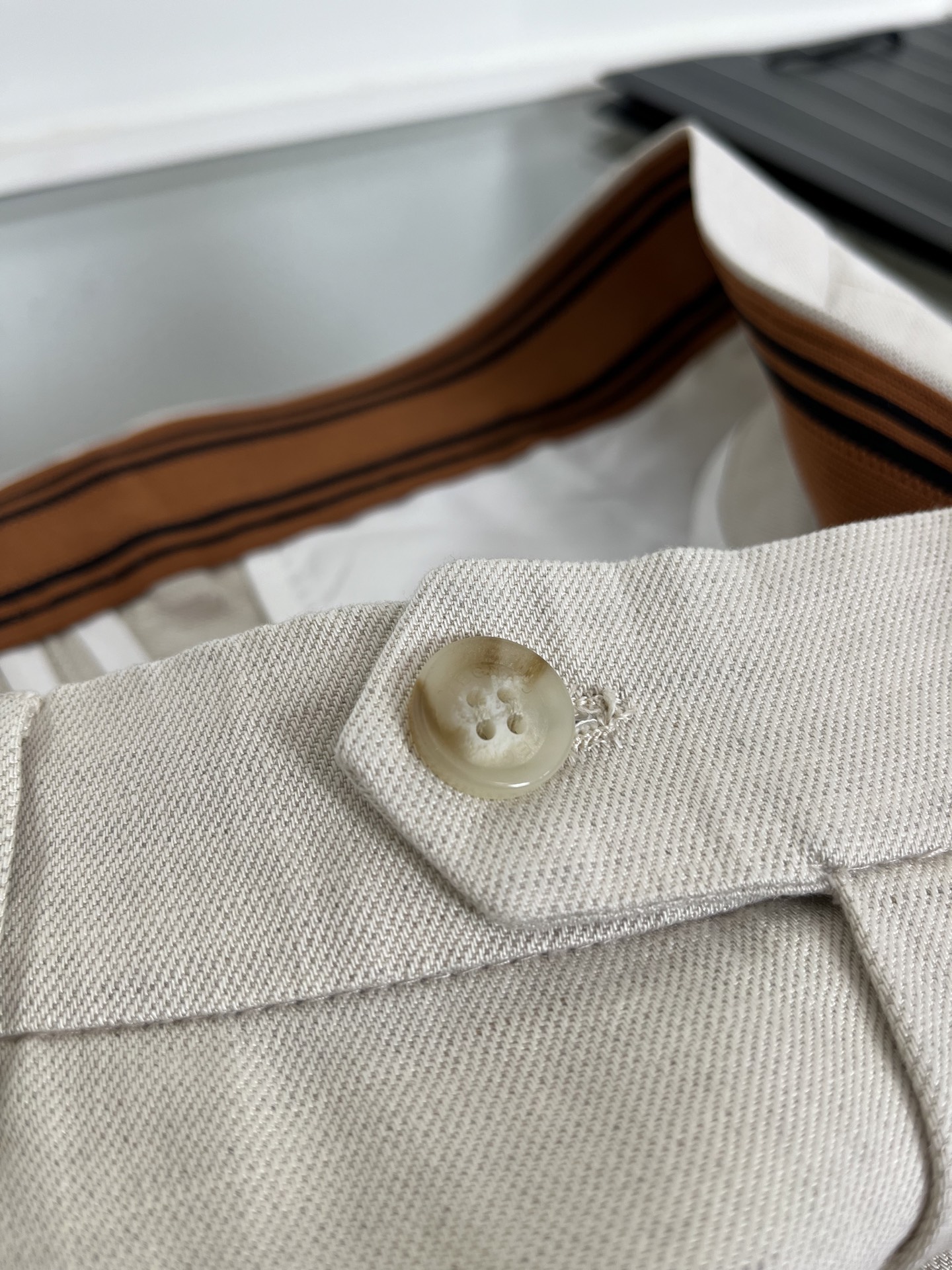 High-quality 公司订单ZE*NA杰*亚 品质控推荐！口碑款 天丝亚麻老钱西裤腰直筒休闲裤 经