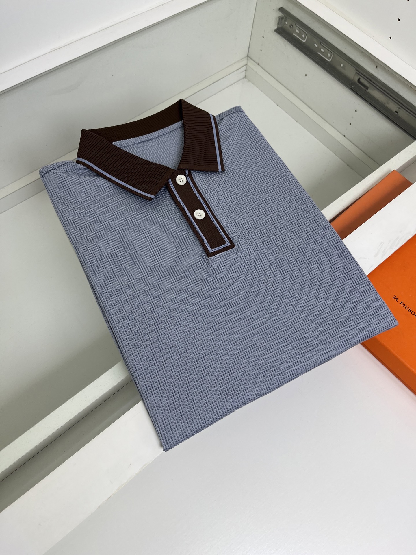 High-quality 公司订单爱*仕(He*mès) 2026春夏 （针织起脚料） 竖纹提花起脚 经