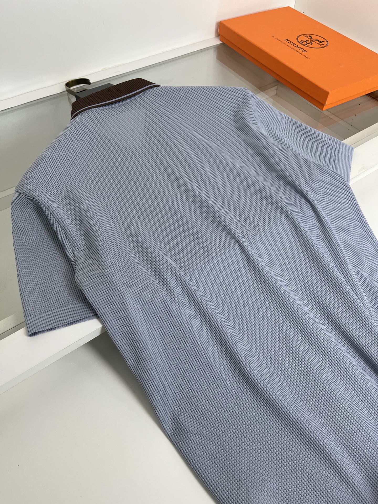 High-quality 公司订单爱*仕(He*mès) 2026春夏 （针织起脚料） 竖纹提花起脚 经