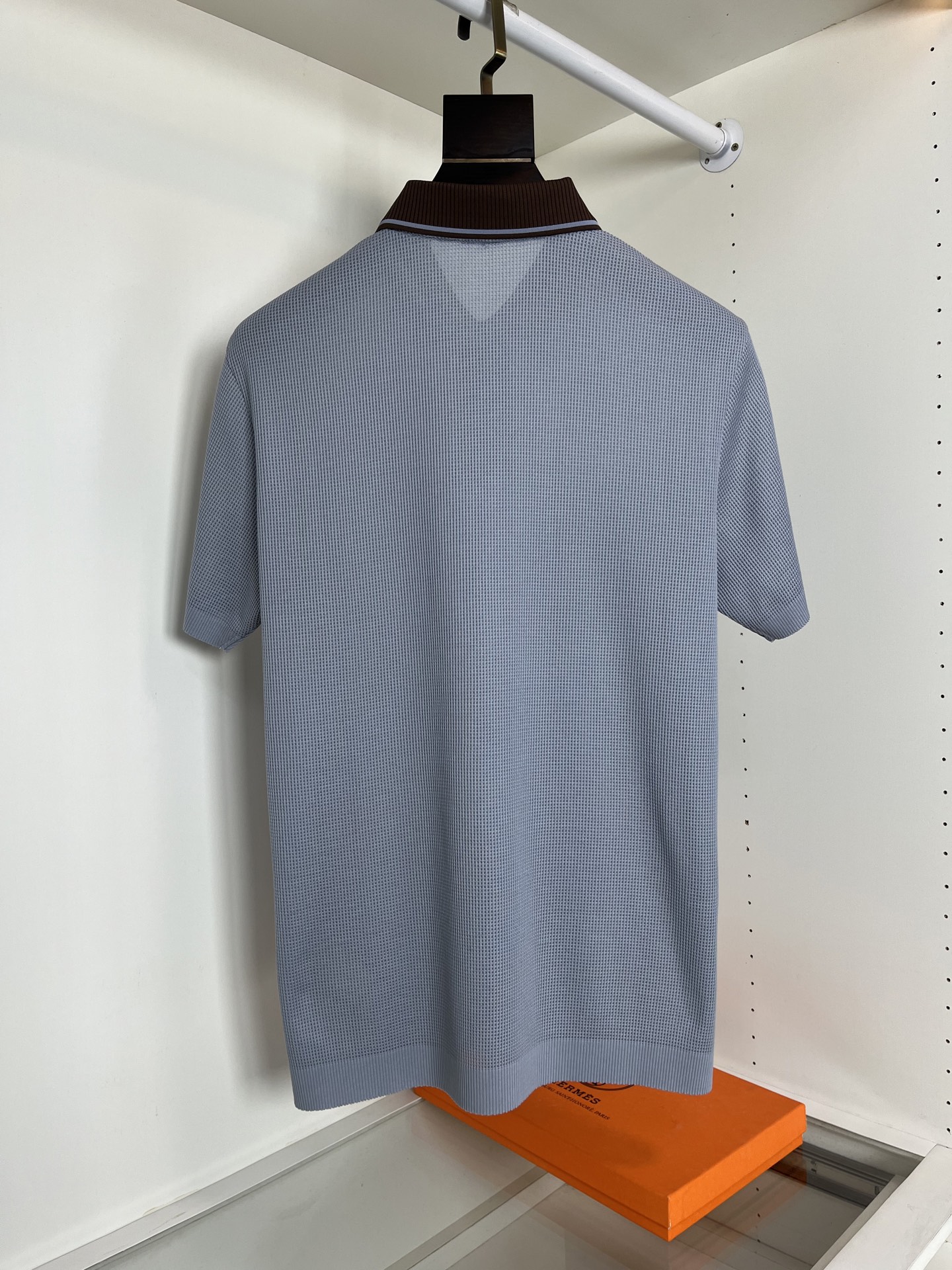 High-quality 公司订单爱*仕(He*mès) 2026春夏 （针织起脚料） 竖纹提花起脚 经