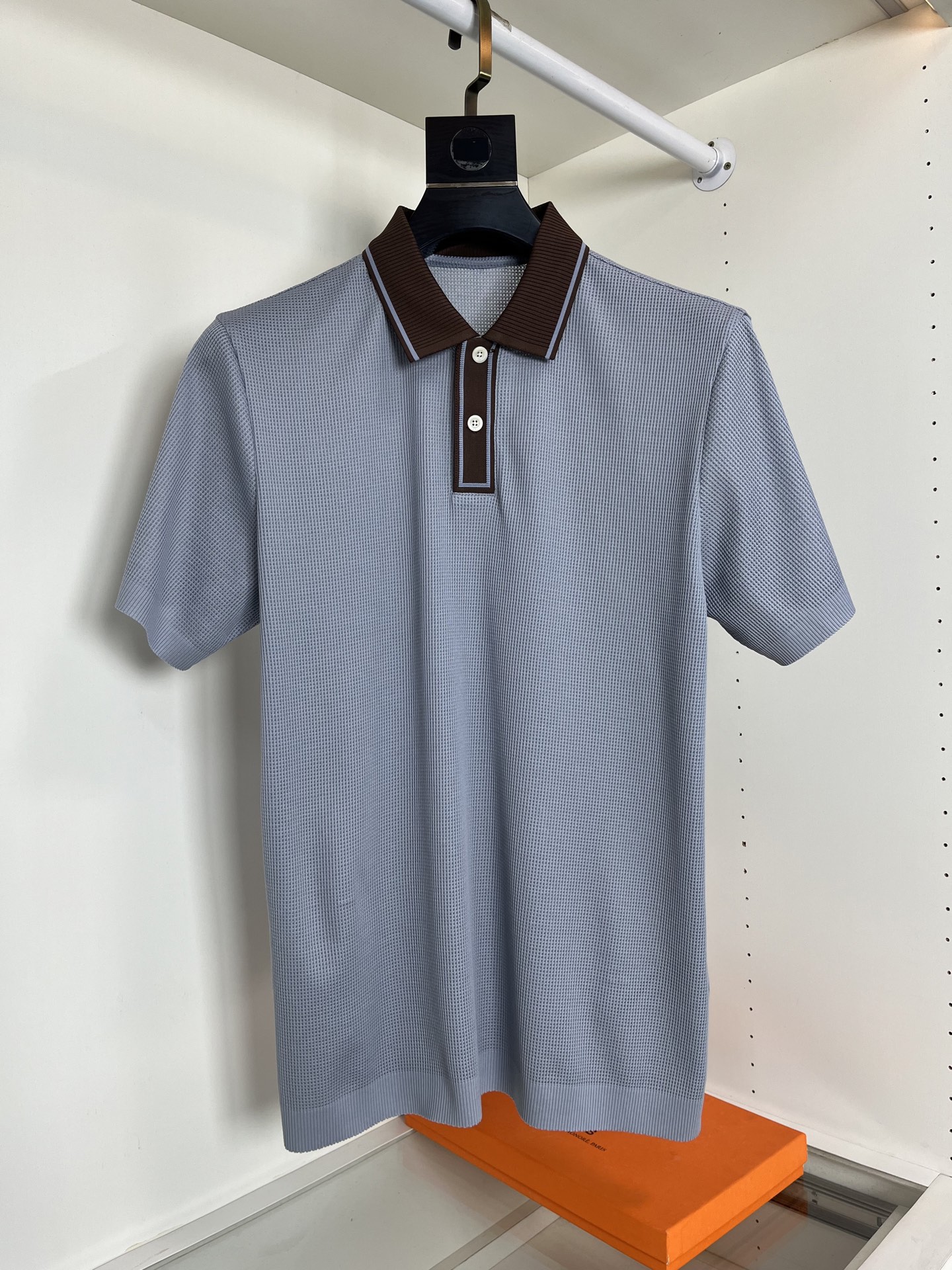 High-quality 公司订单爱*仕(He*mès) 2026春夏 （针织起脚料） 竖纹提花起脚 经