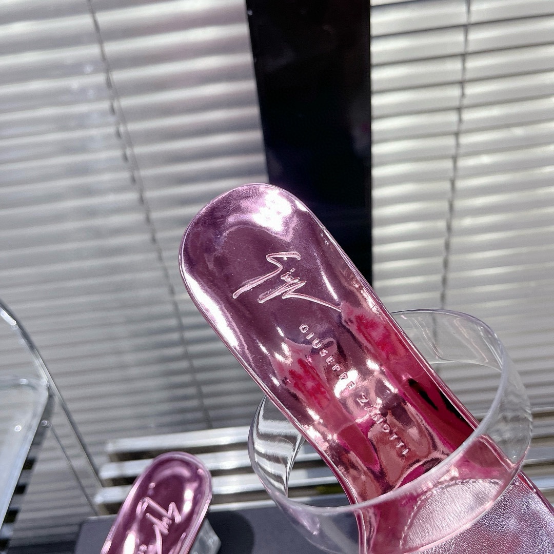 Unknown Giuseppe Zanotti 春夏新款水晶高跟拖鞋
