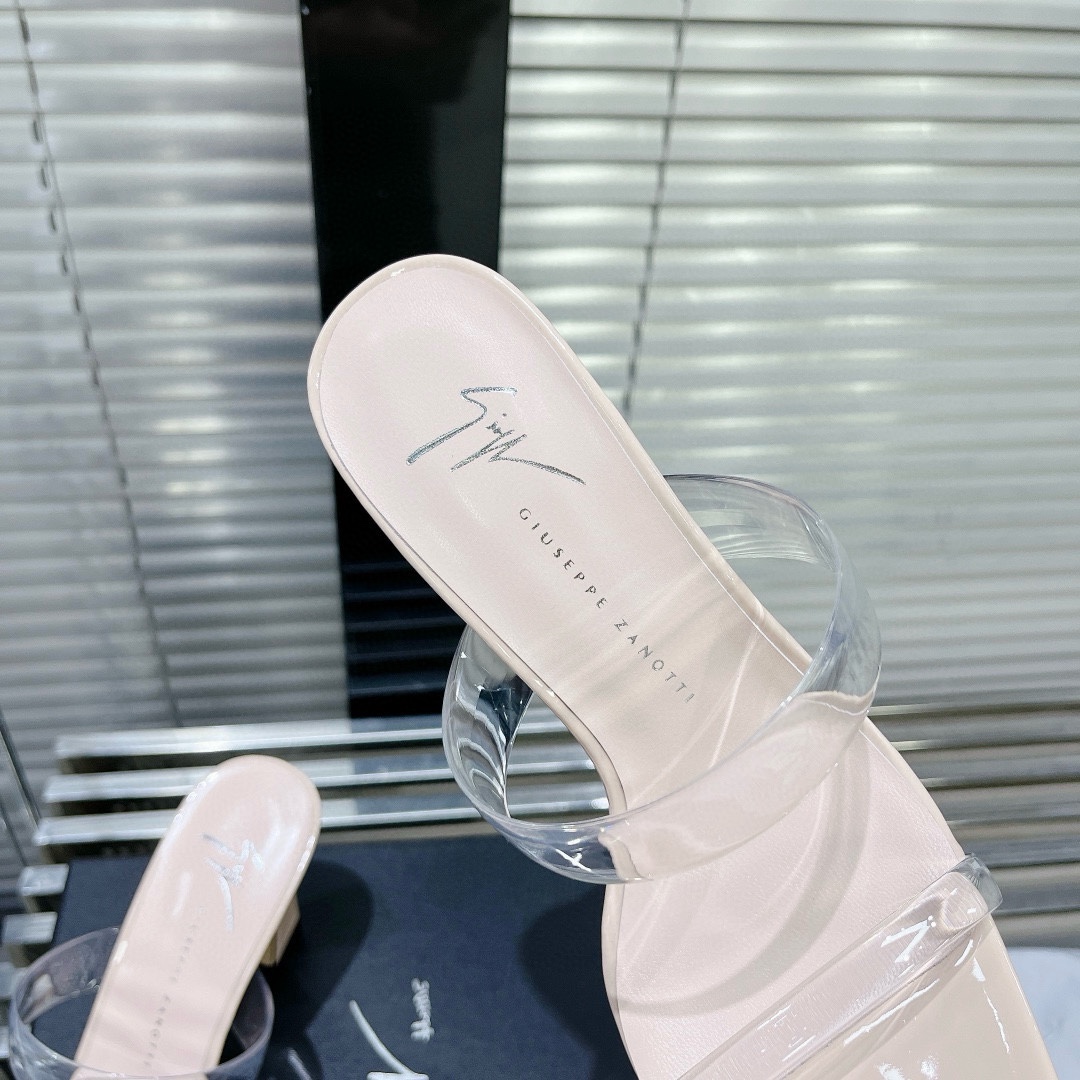 Unknown Giusseppe Zanotti 春夏水晶高跟拖鞋