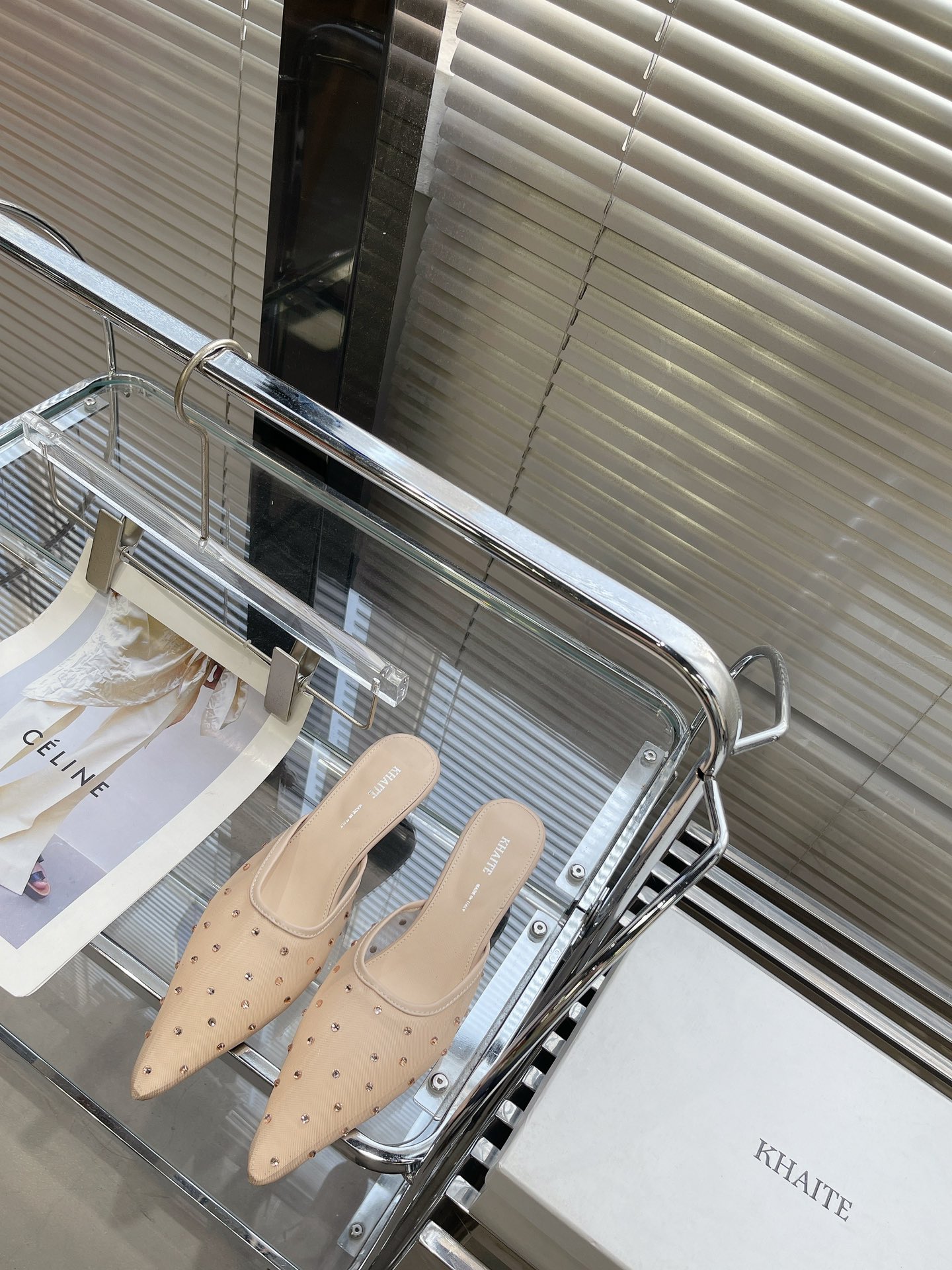 “Chic Khaite 24/ss Collection: Crystal-Embellished Heels and Elegant Flats” - 图片 5