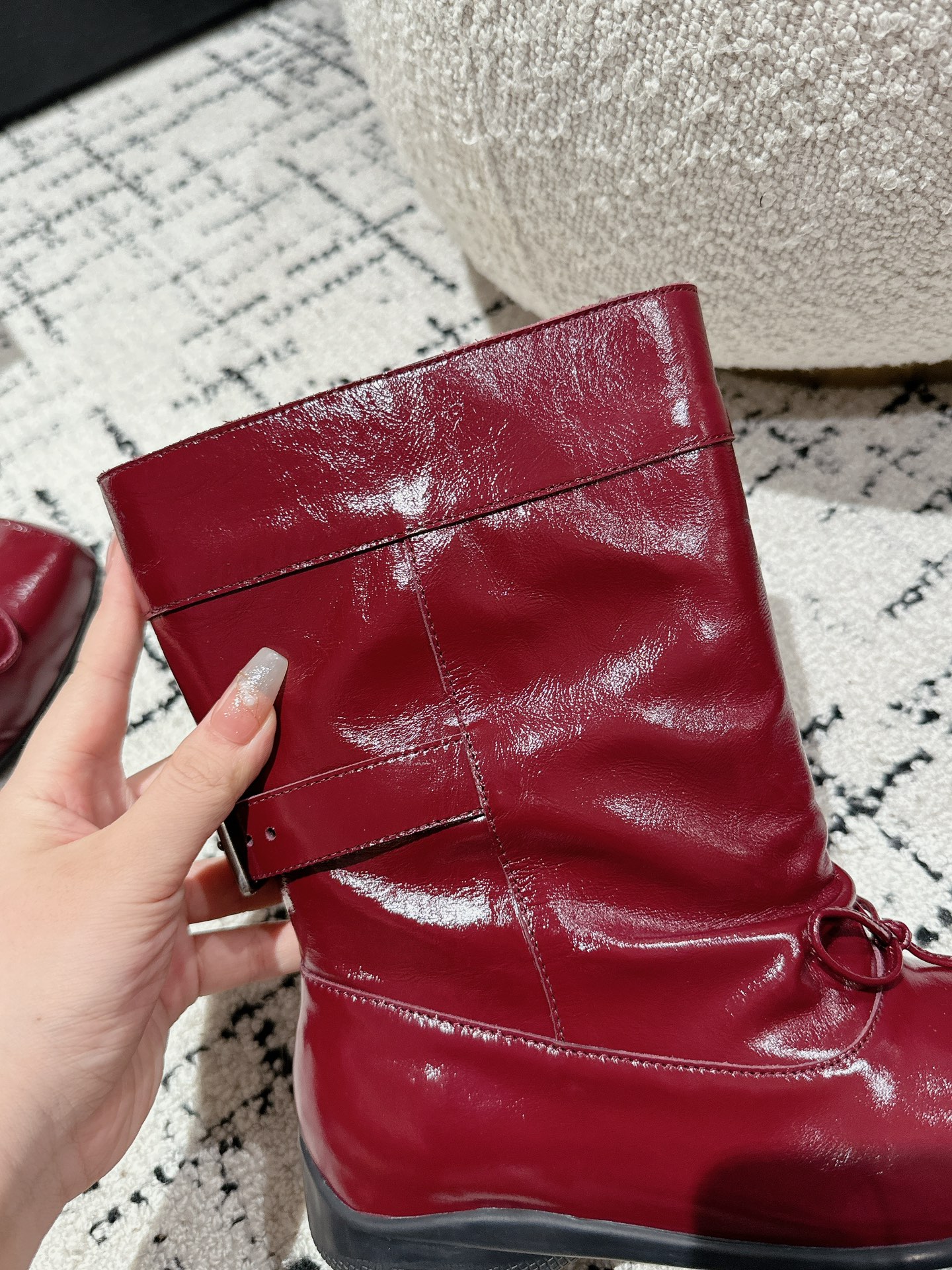798: Soft Cow Skin Shoes for Autumn Winter Collection - 图片 8