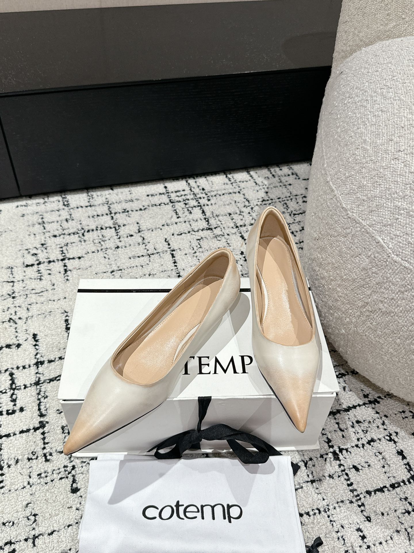 Top 750 Cotemp Pointy Hill Heel Shoe Series with Silk Embroidery - 图片 4