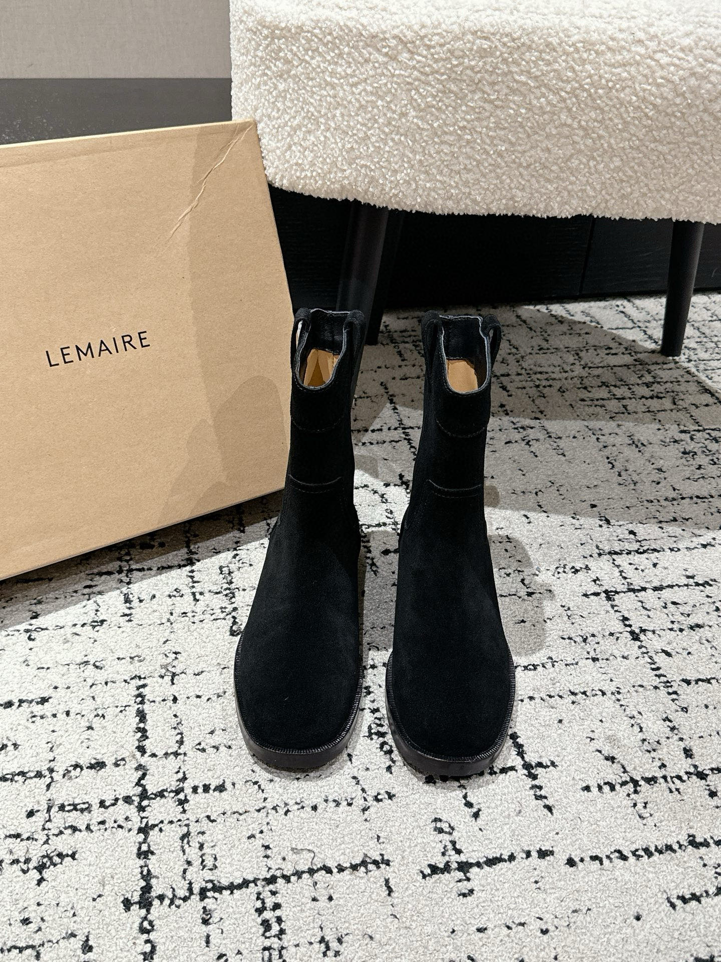 High-Quality Casual Boots for Winter: Lemaire 25s with Short Boots - 图片 9