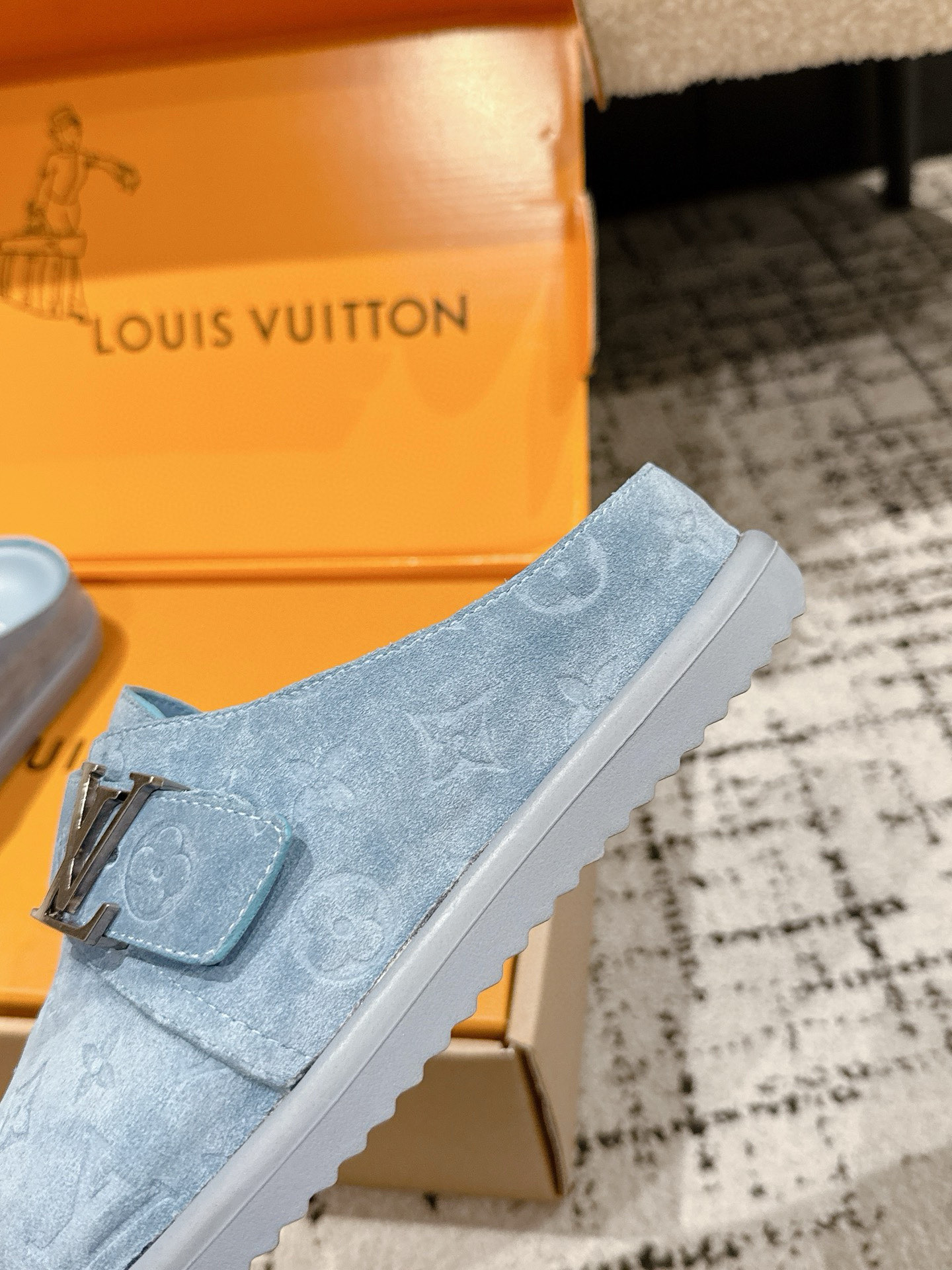 Louis Vuitton Easy Monogram Leather Sandals: Comfort & Style - Size 39-45 8 i1755428207509 7723 0 6