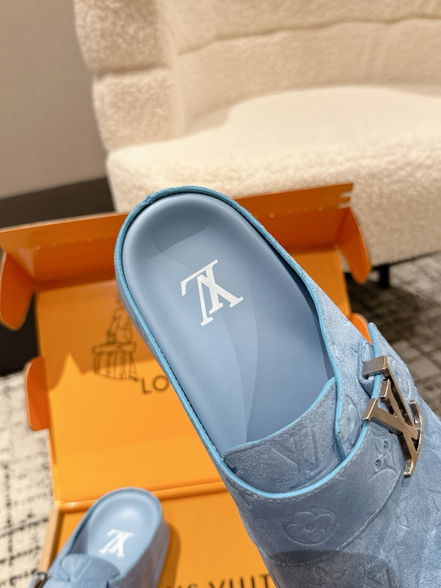 Louis Vuitton Easy Monogram Leather Sandals: Comfort & Style - Size 39-45 9 i1755428208561 1826 0 7