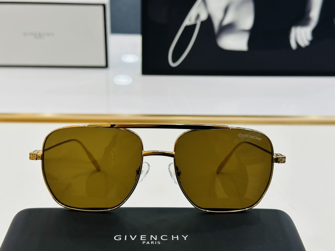 Givench*纪凡家GV40041USize58口18-145原单细节做工精细X太阳镜