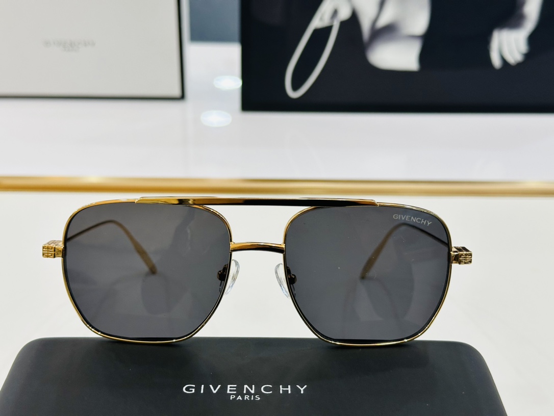 Givench*纪凡家GV40041USize58口18-145原单细节做工精细X太阳镜