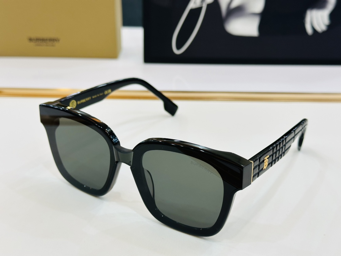 高品质BURBERR*巴家BE5446Size55口22-145女款太阳眼镜[得意]XL高品质特色镜腿