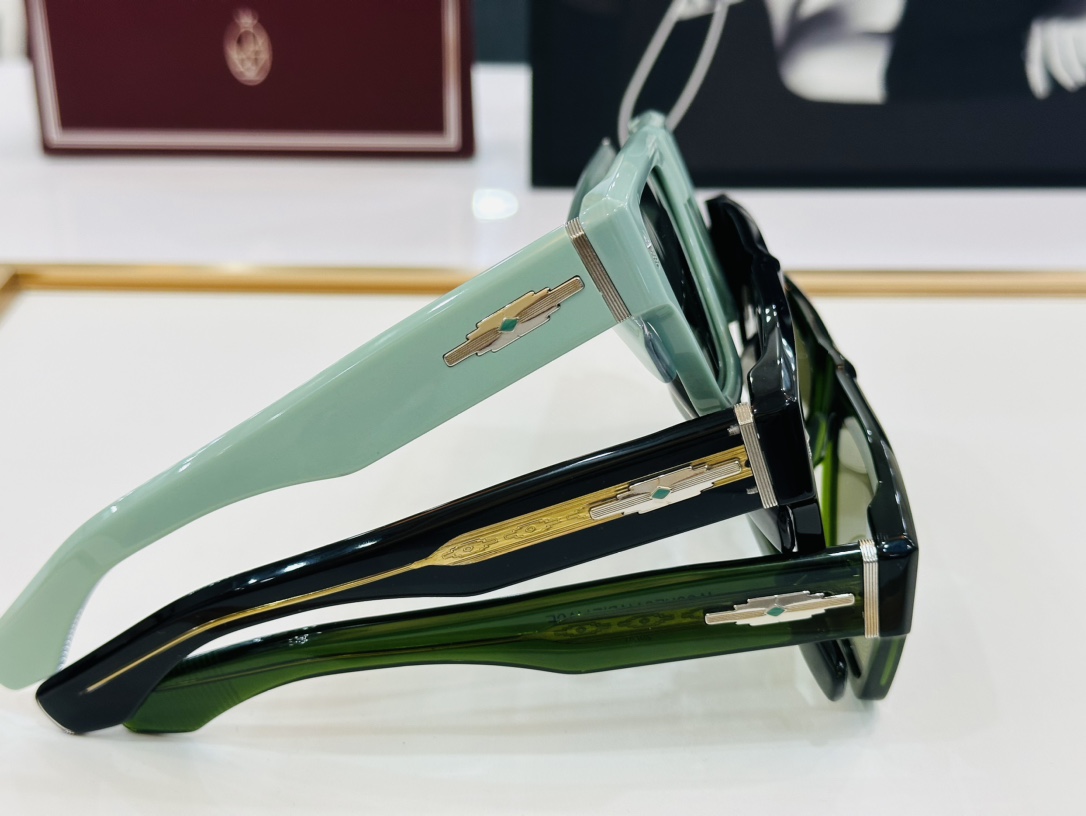 JACQUESMARIEACOMA日本手工眼镜镜框採用上板材打造出y優雅的氣質SIZE55口19-145