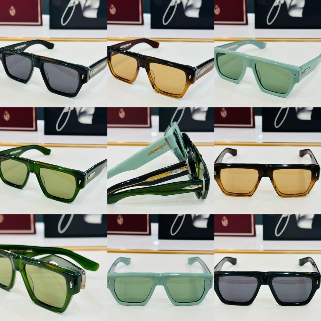 JACQUESMARIEACOMA日本手工眼镜镜框採用上板材打造出y優雅的氣質SIZE55口19-145