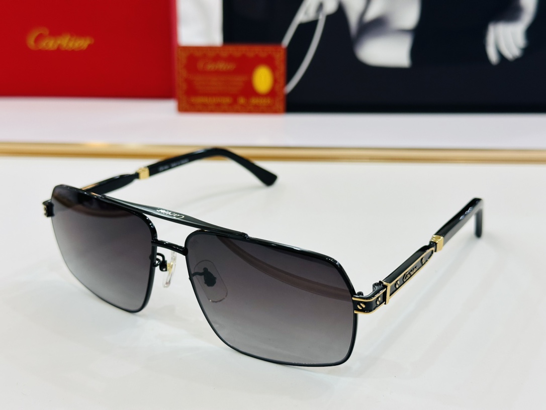 Cartier Gafas de sol Universal para hombres y mujeres